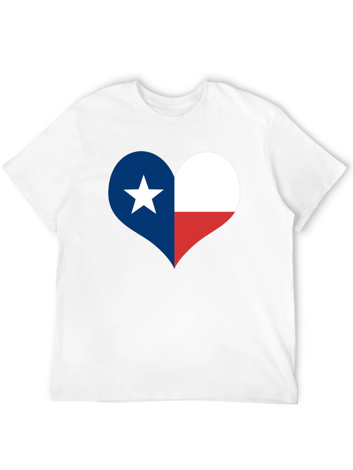 Texas Flag Heart T-Shirt - Lone Star State Pride