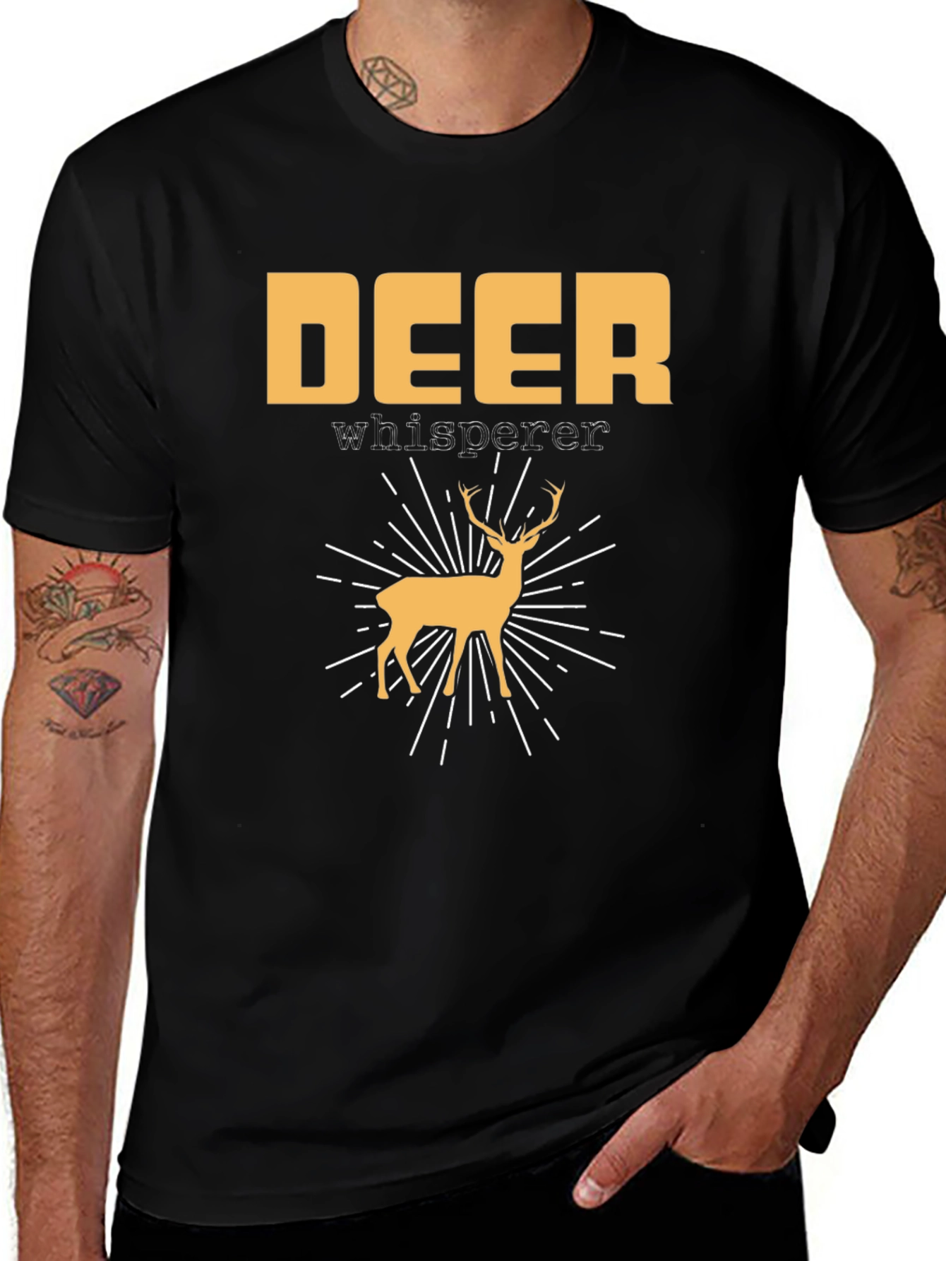 Deer Whisperer Graphic Tee - Hunting Shirt