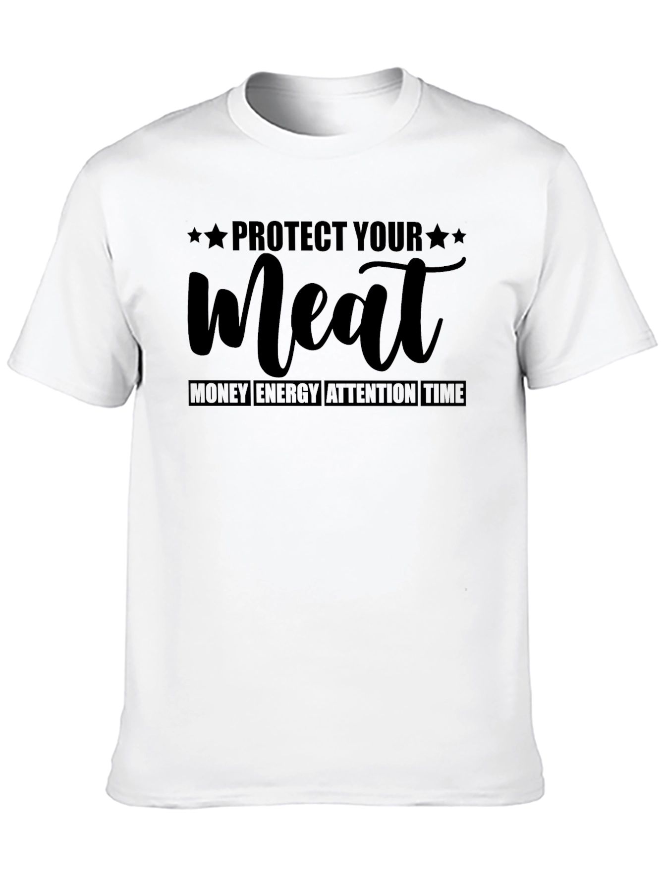 Protect Your Meat Black Graphic Tee