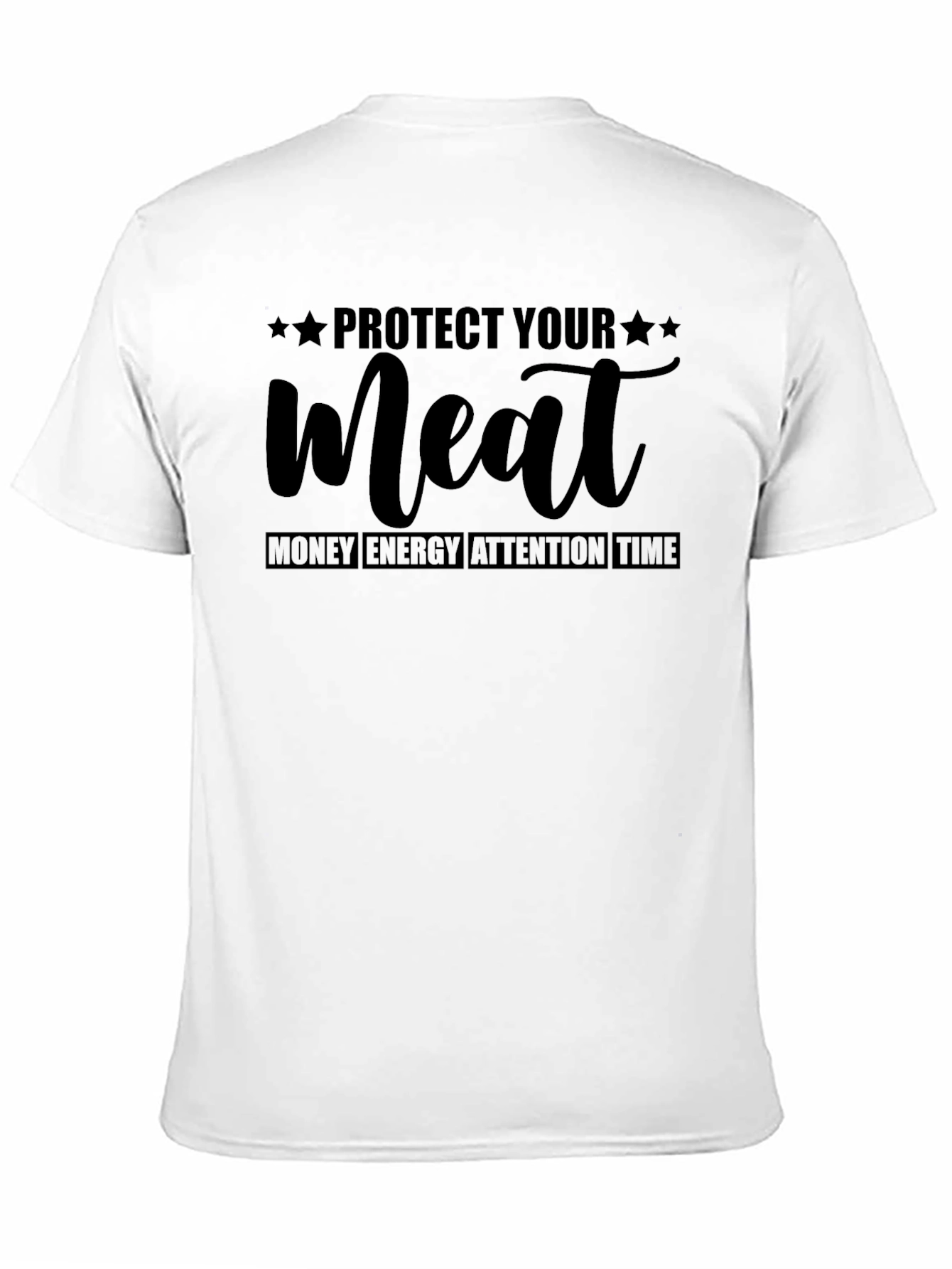 Protect Your Meat Black Graphic Tee