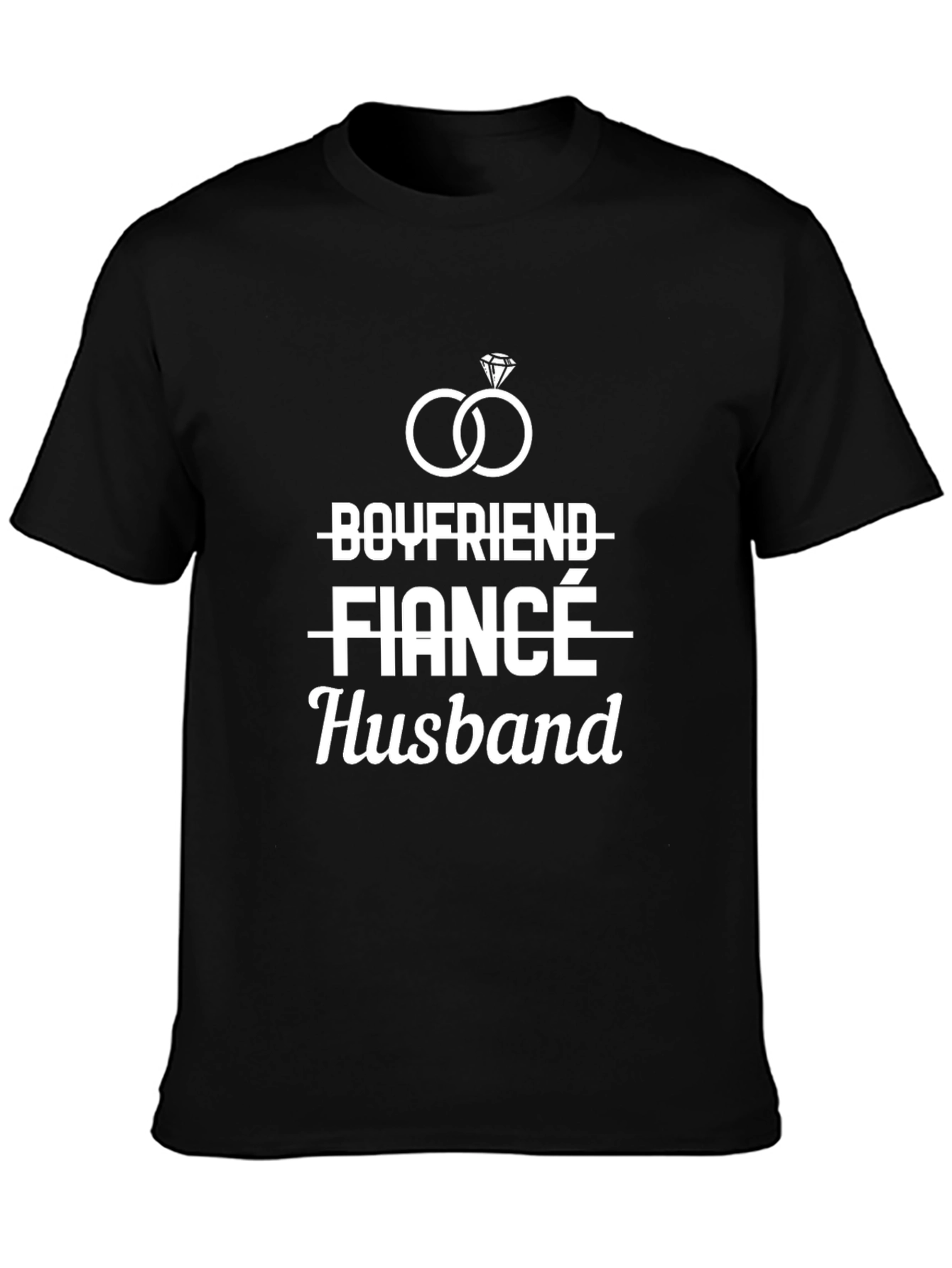 Boyfriend Fiance Husband Graphic T-Shirt