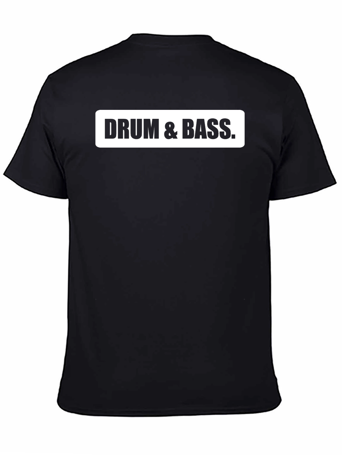 Drum & Bass Black Graphic Tee