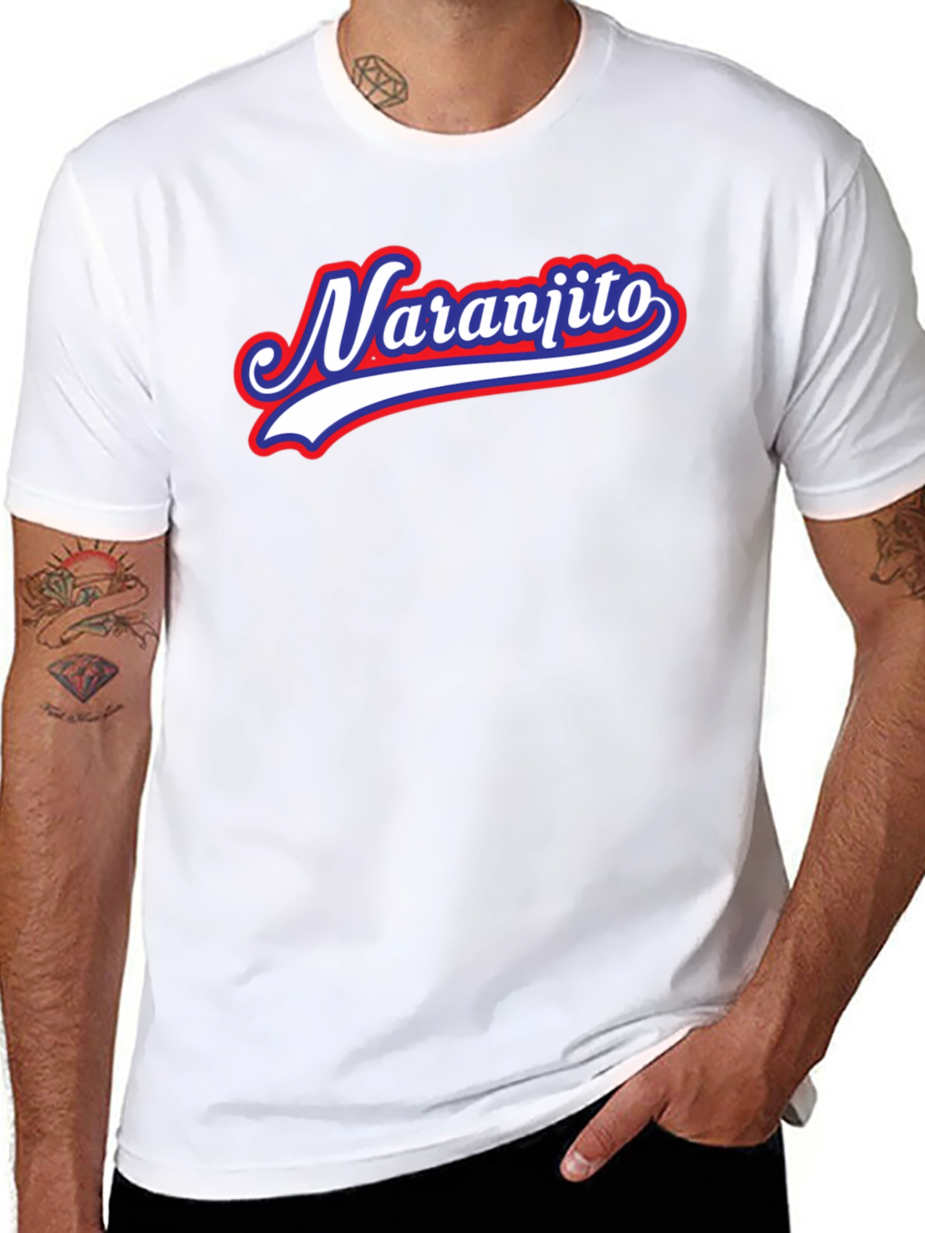 Naranjito Baseball Style T-Shirt
