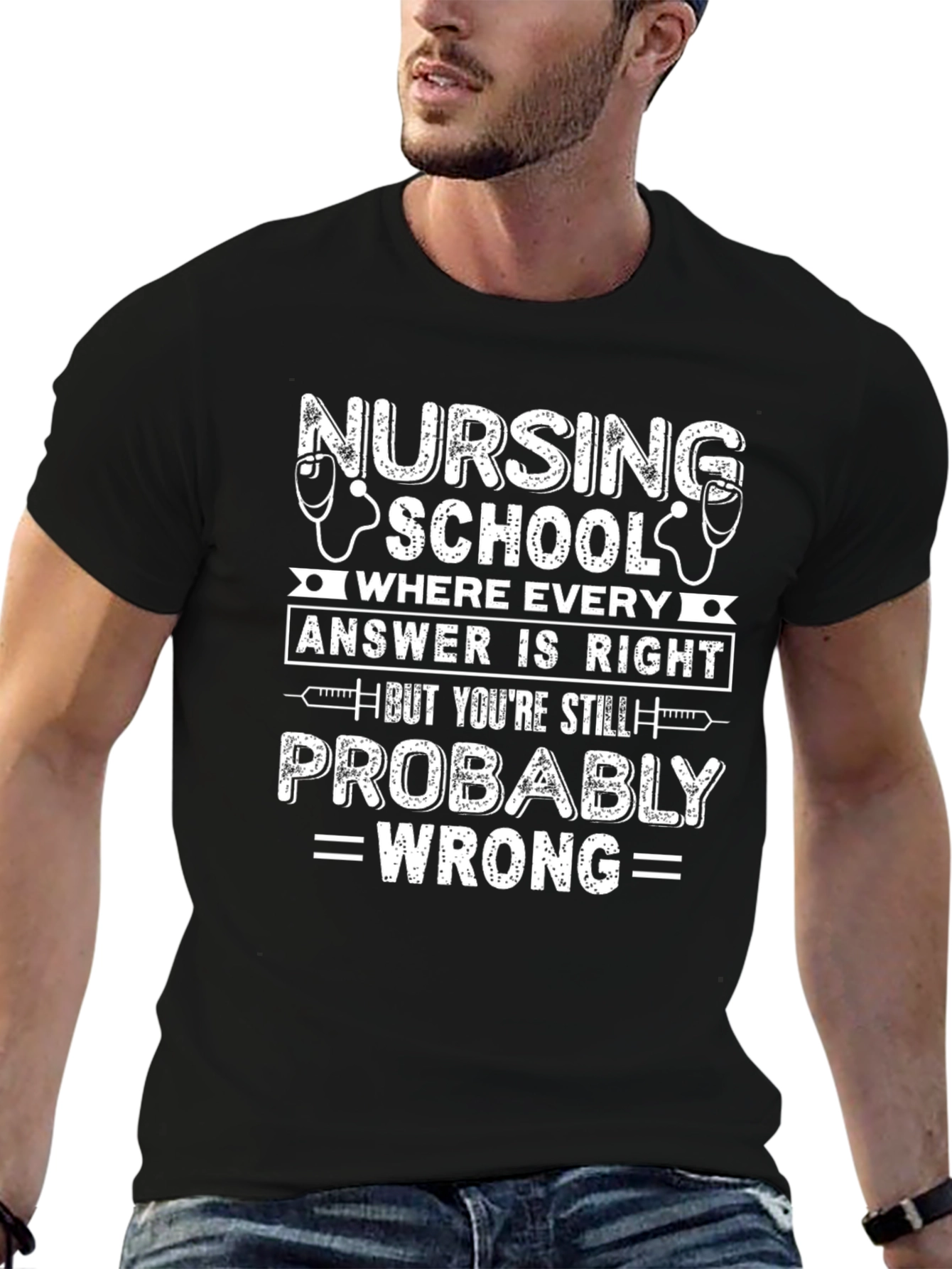 Nursing School Funny T-Shirt Unisex
