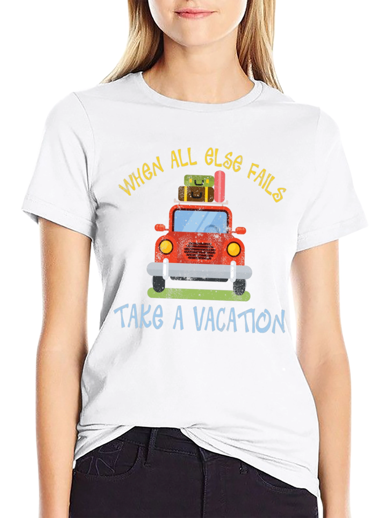 Vacation Graphic T-Shirt - When All Else Fails