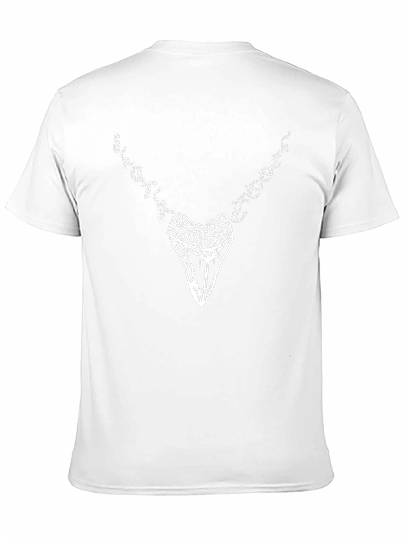 Shark Tooth Graphic Tee - Black
