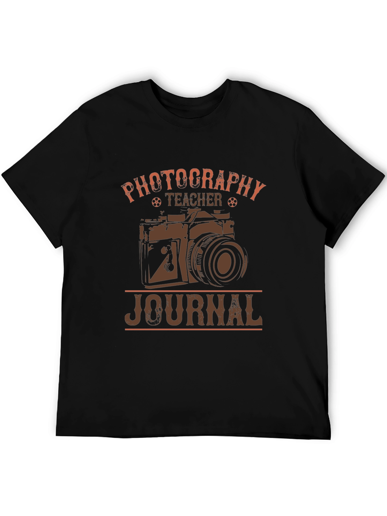 Photography Teacher Journal T-Shirt - Camera Design