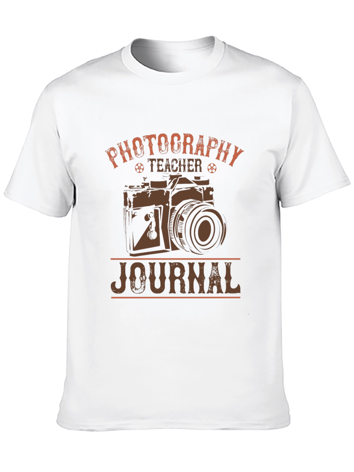Photography Teacher Journal T-Shirt - Camera Design