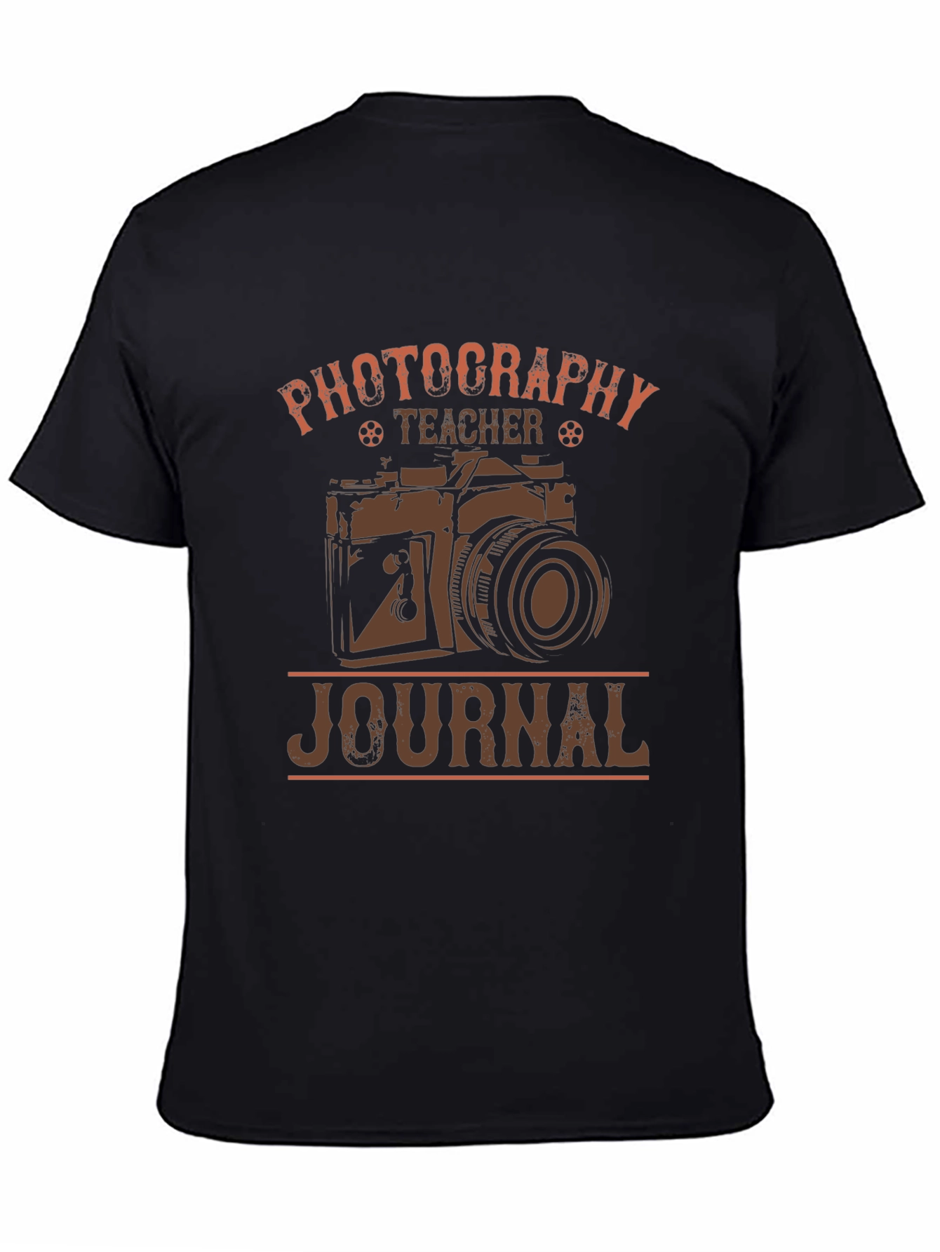 Photography Teacher Journal T-Shirt - Camera Design