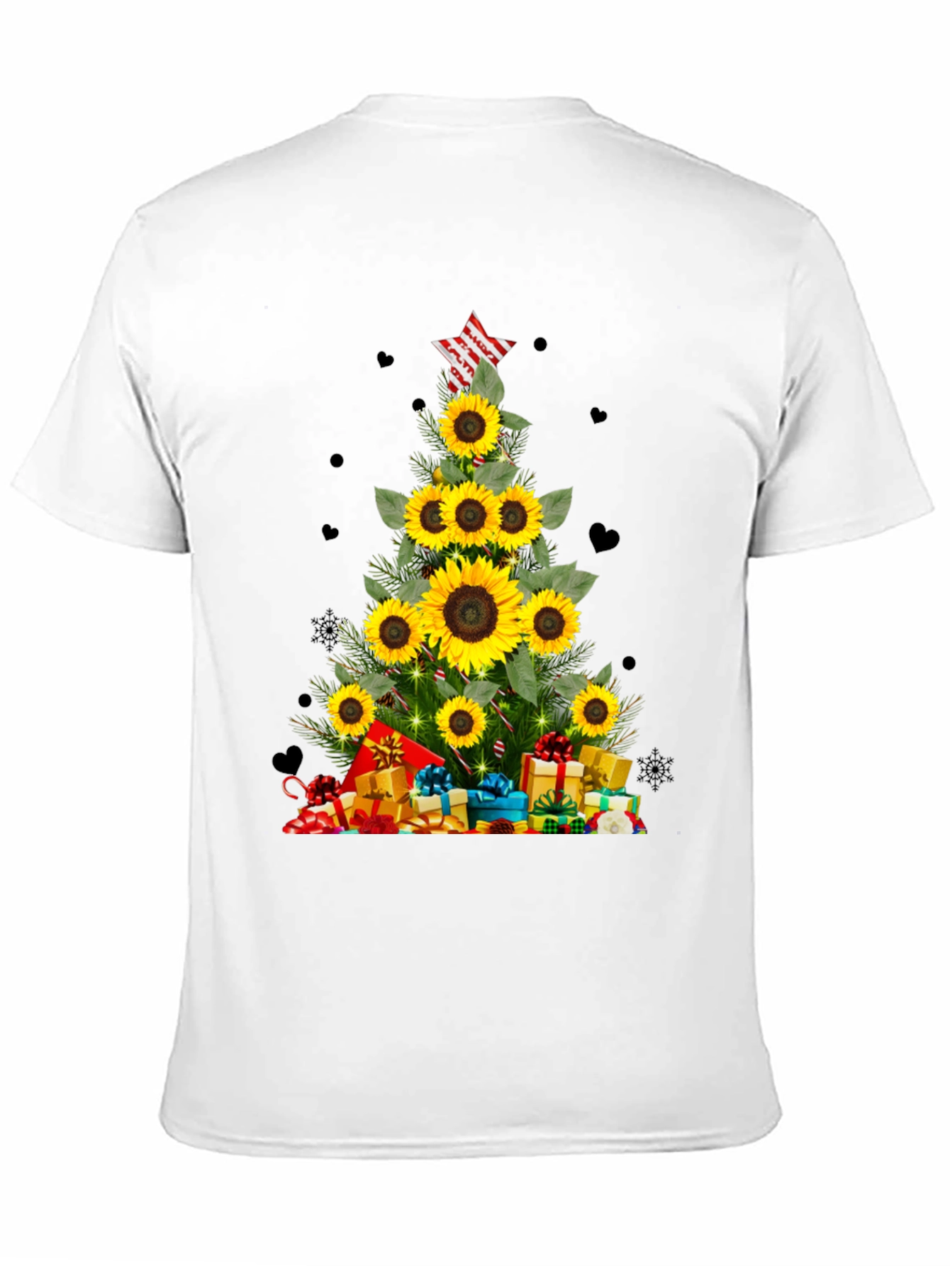 Sunflower Christmas Tree T-Shirt