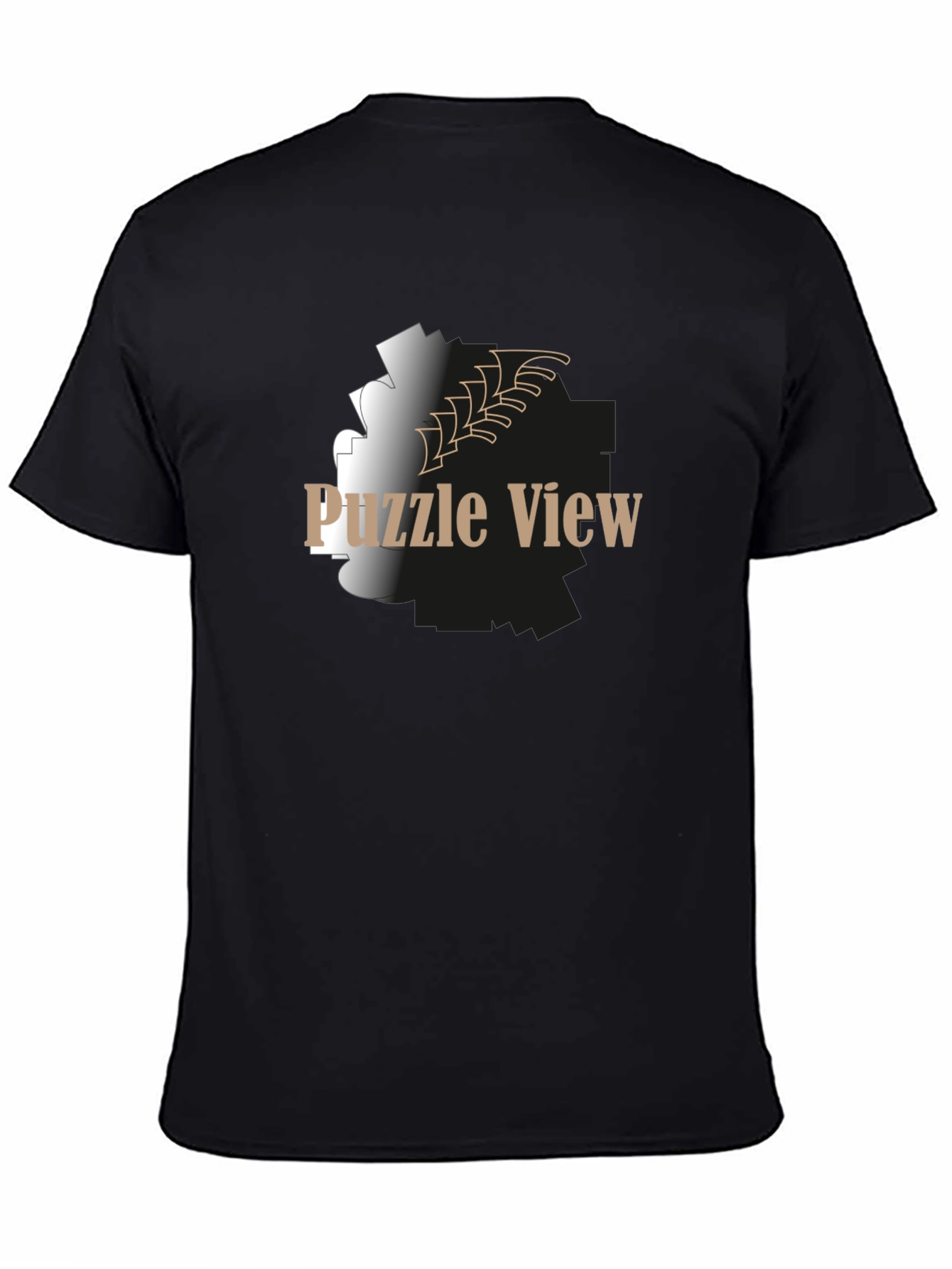 Puzzle View Graphic T-Shirt