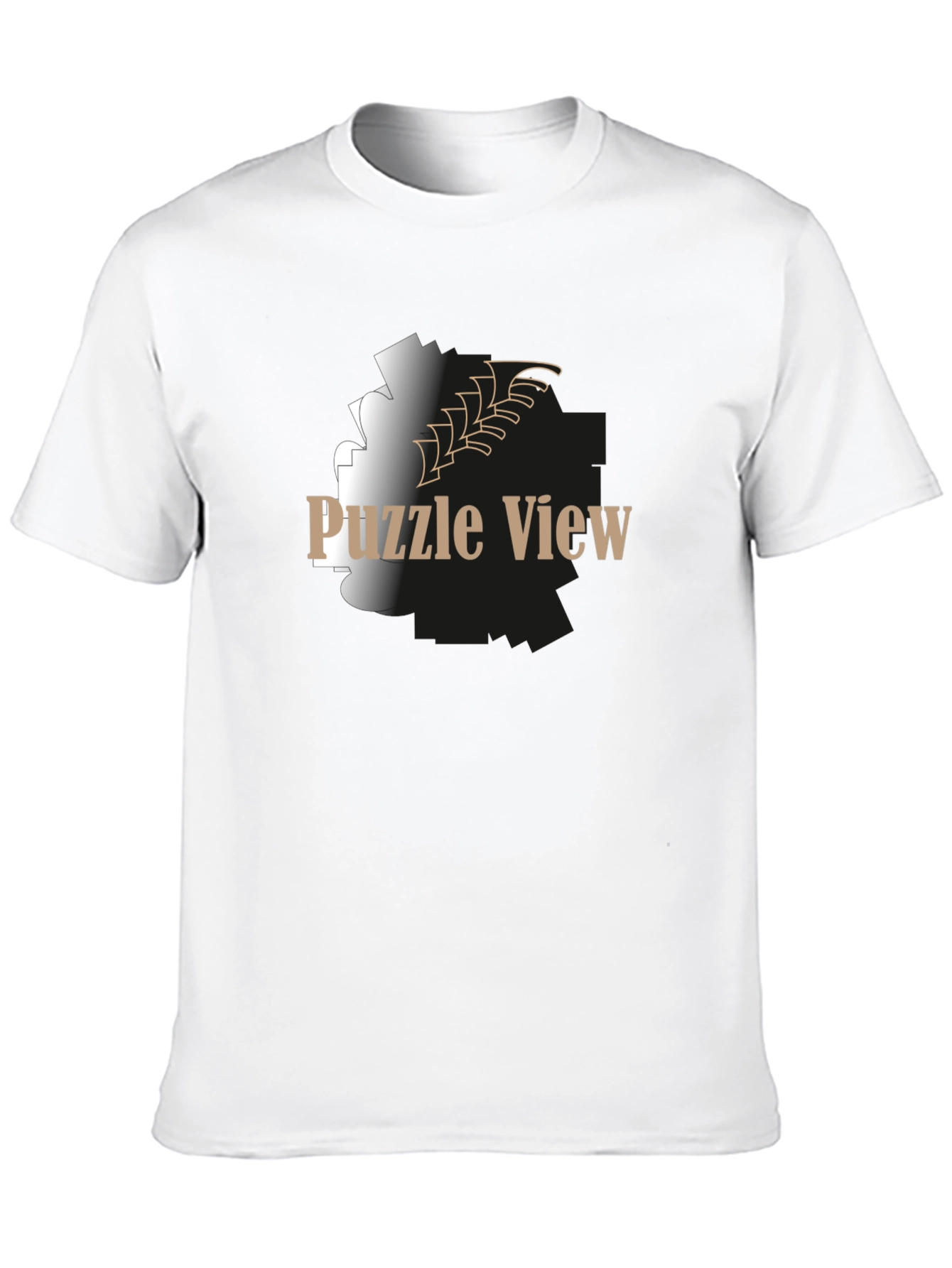 Puzzle View Graphic T-Shirt