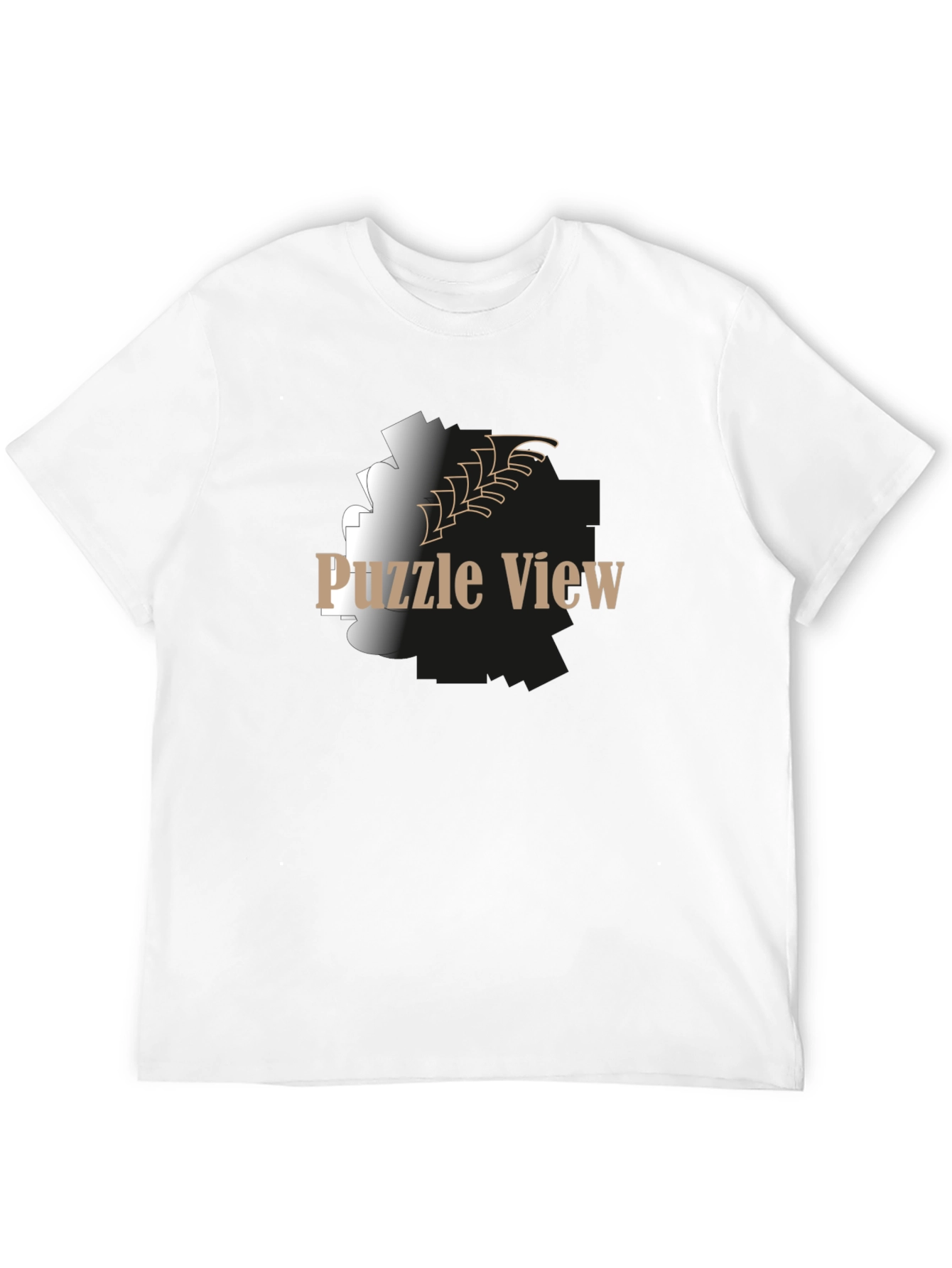 Puzzle View Graphic T-Shirt