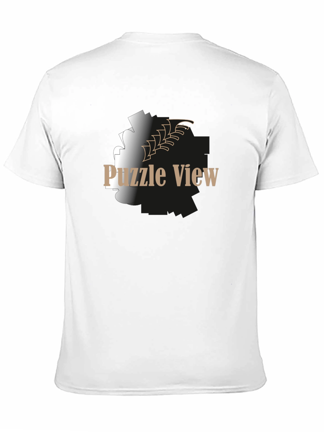 Puzzle View Graphic T-Shirt