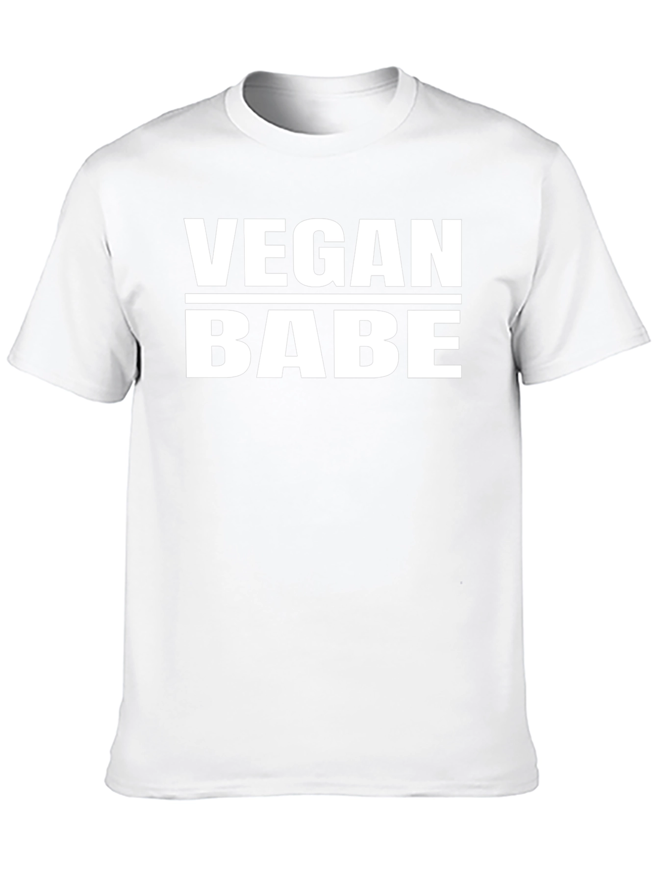 Vegan Babe Graphic Tee - Unisex Black T-Shirt