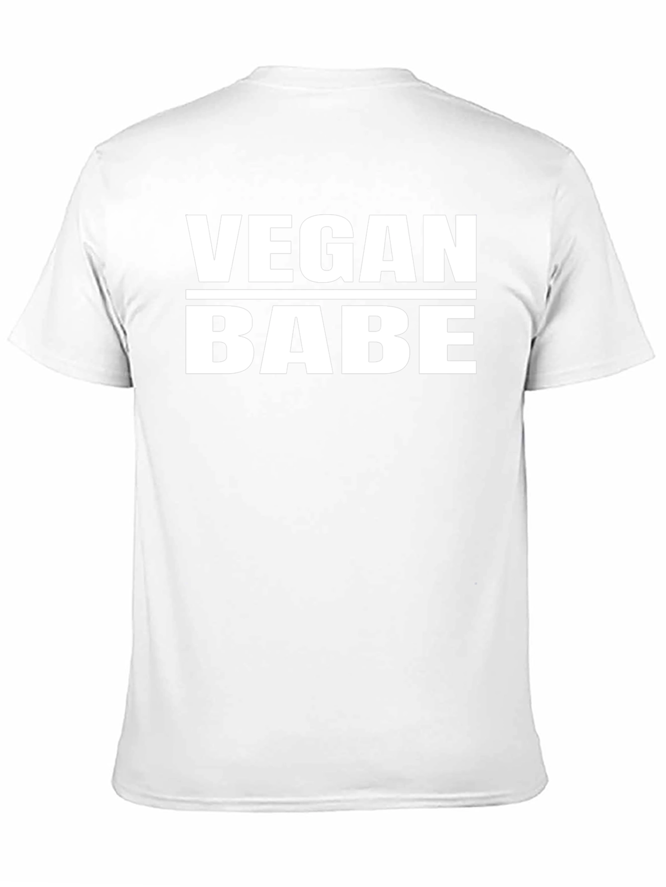 Vegan Babe Graphic Tee - Unisex Black T-Shirt