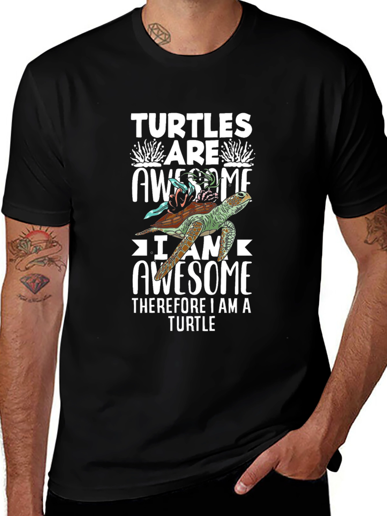 Awesome Turtle Graphic T-Shirt - Unisex