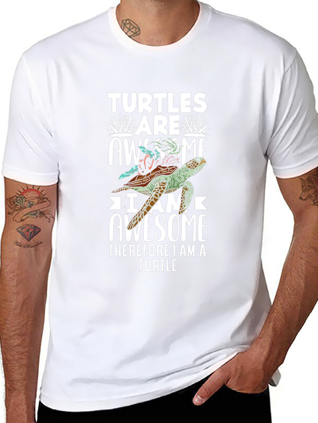 Awesome Turtle Graphic T-Shirt - Unisex
