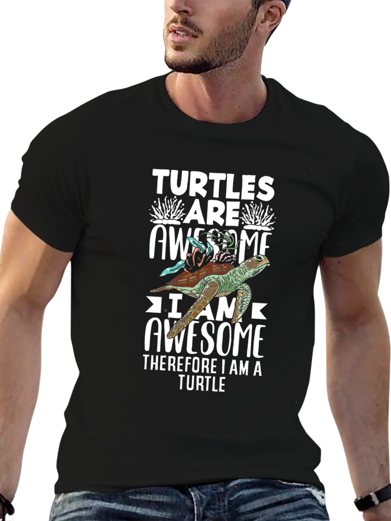 Awesome Turtle Graphic T-Shirt - Unisex