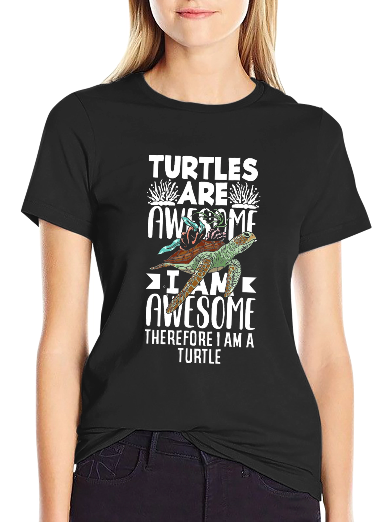 Awesome Turtle Graphic T-Shirt - Unisex