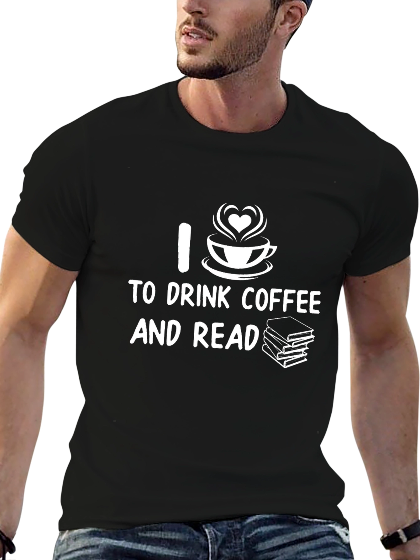 Coffee and Reading T-Shirt: Book Lovers Delight