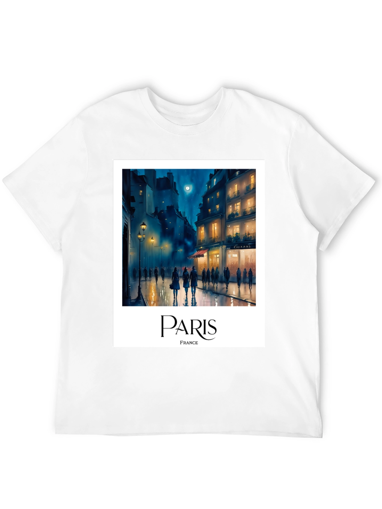 Paris France T-Shirt - Cityscape Graphic Tee