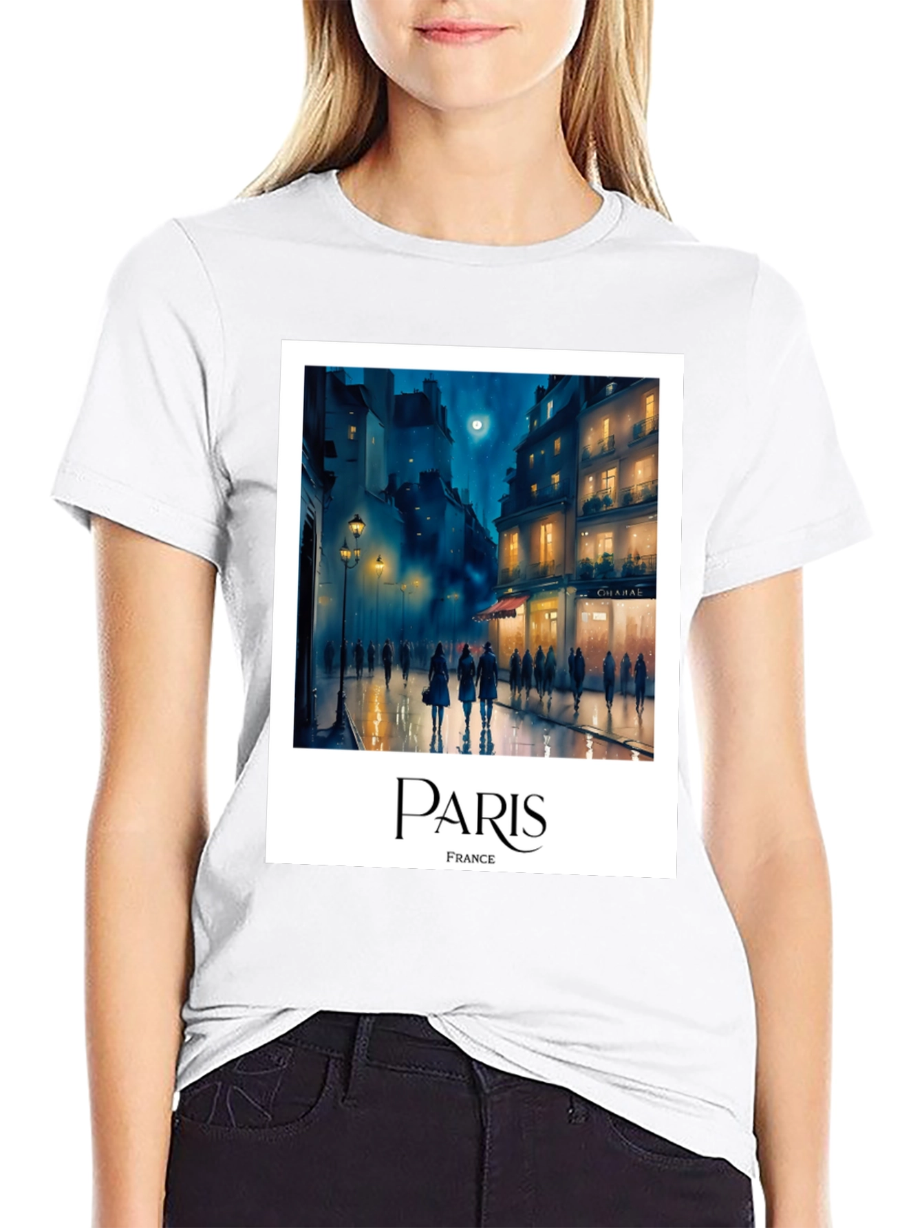 Paris France T-Shirt - Cityscape Graphic Tee