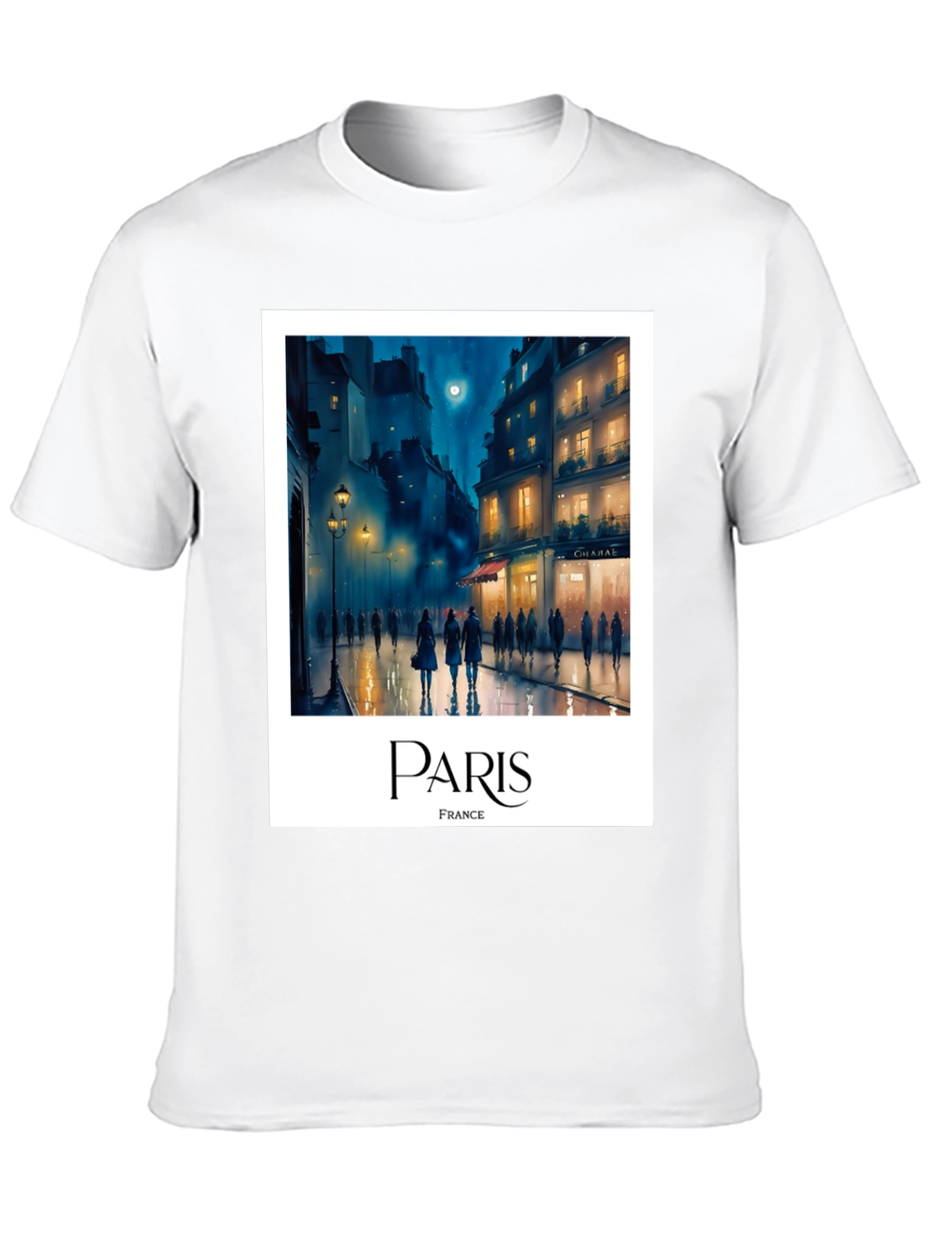 Paris France T-Shirt - Cityscape Graphic Tee