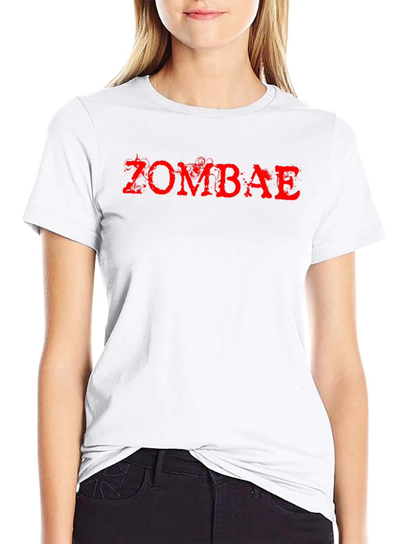 Zombae Graphic Tee - Edgy Zombie Design
