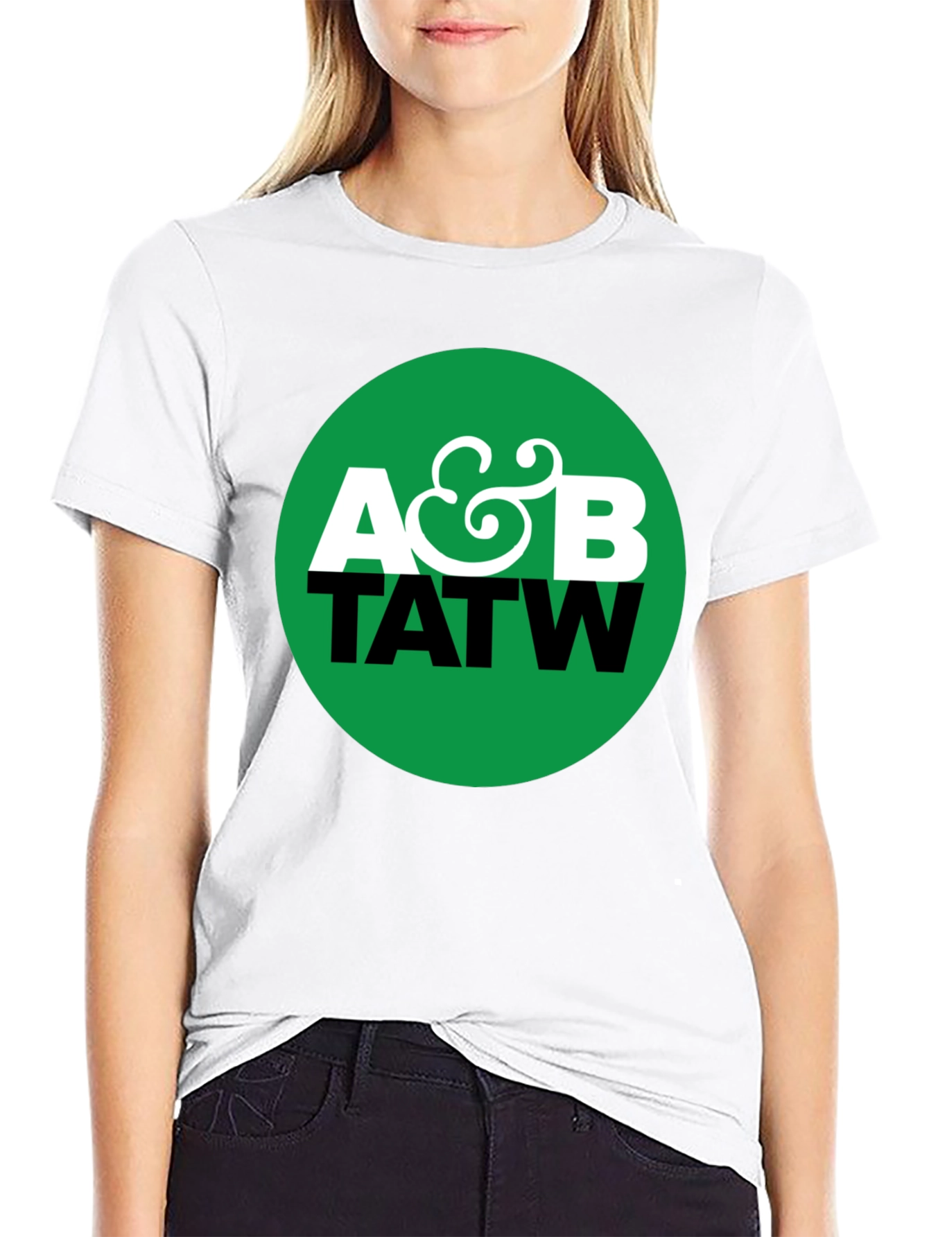A&B TATW Graphic Print Black T-Shirt