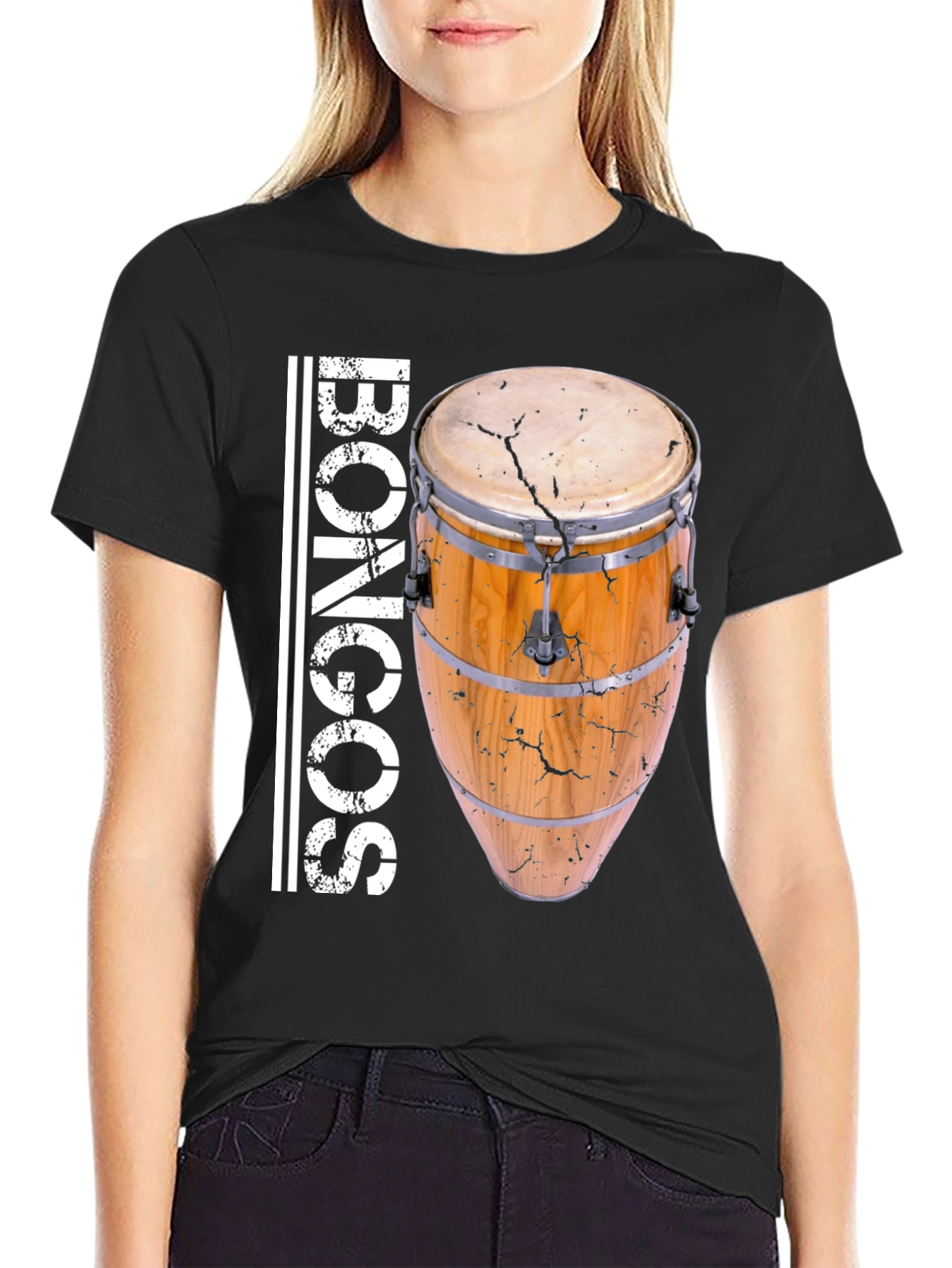 Bongos Graphic Tee - Music Lovers T-Shirt
