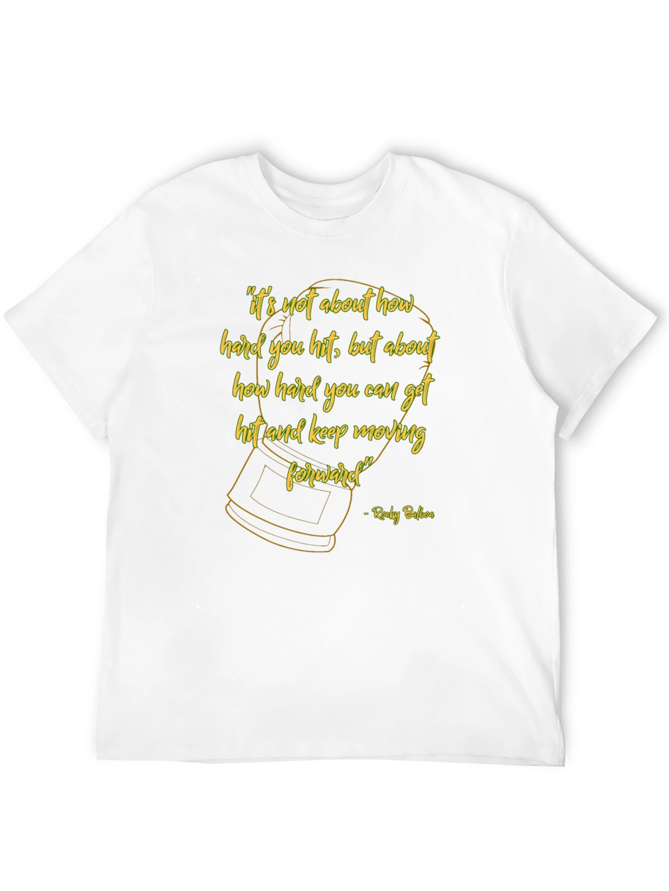 Motivational Rocky Balboa Quote T-Shirt