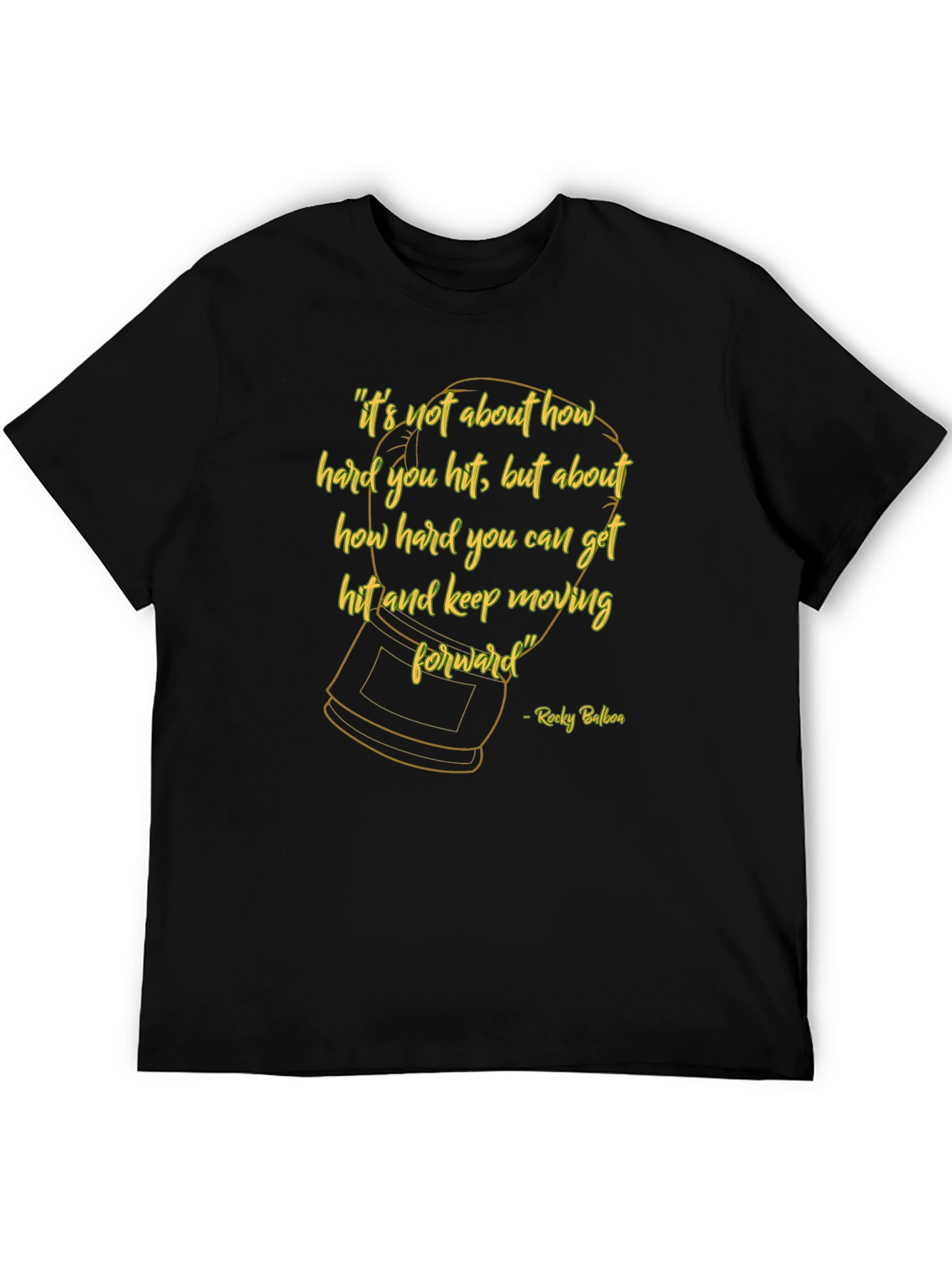 Motivational Rocky Balboa Quote T-Shirt