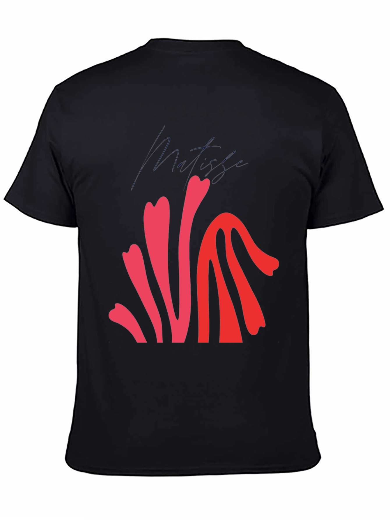 Abstract Graphic Print Crew Neck T-Shirt