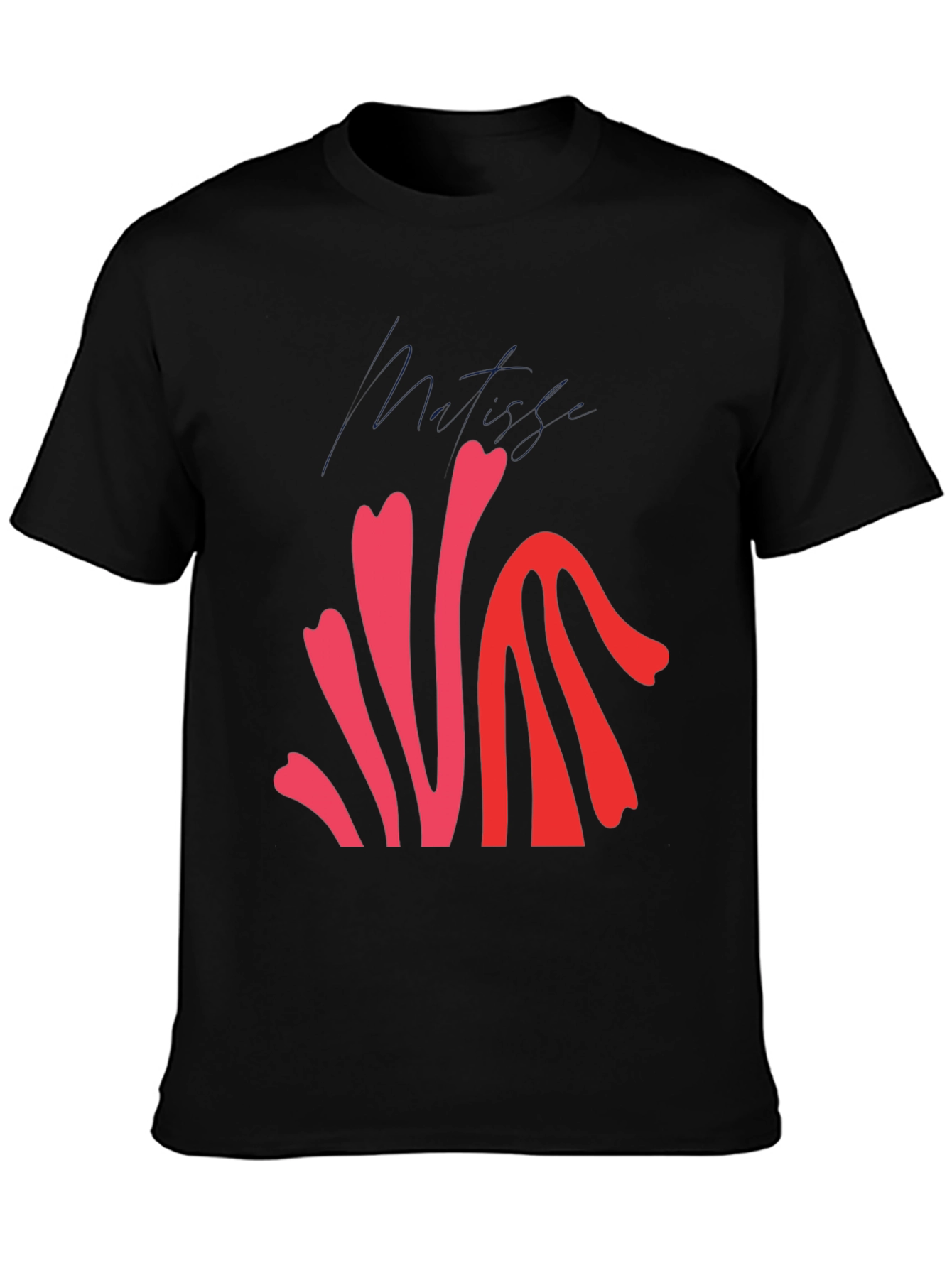 Abstract Graphic Print Crew Neck T-Shirt