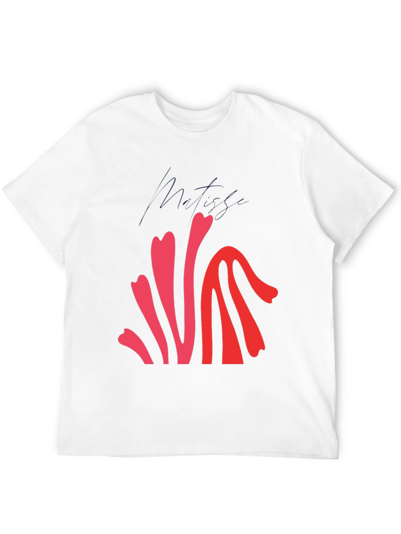 Abstract Graphic Print Crew Neck T-Shirt