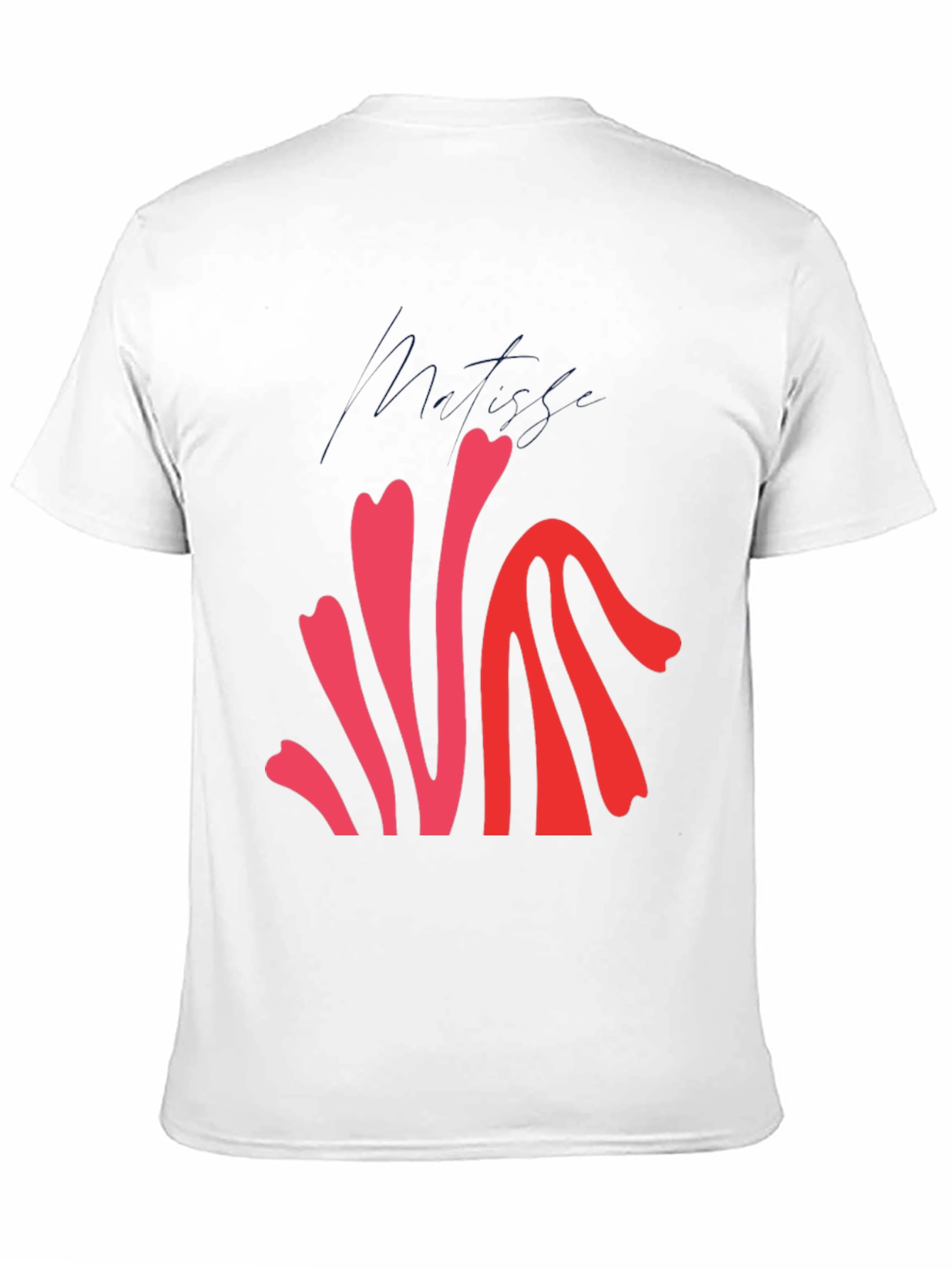 Abstract Graphic Print Crew Neck T-Shirt