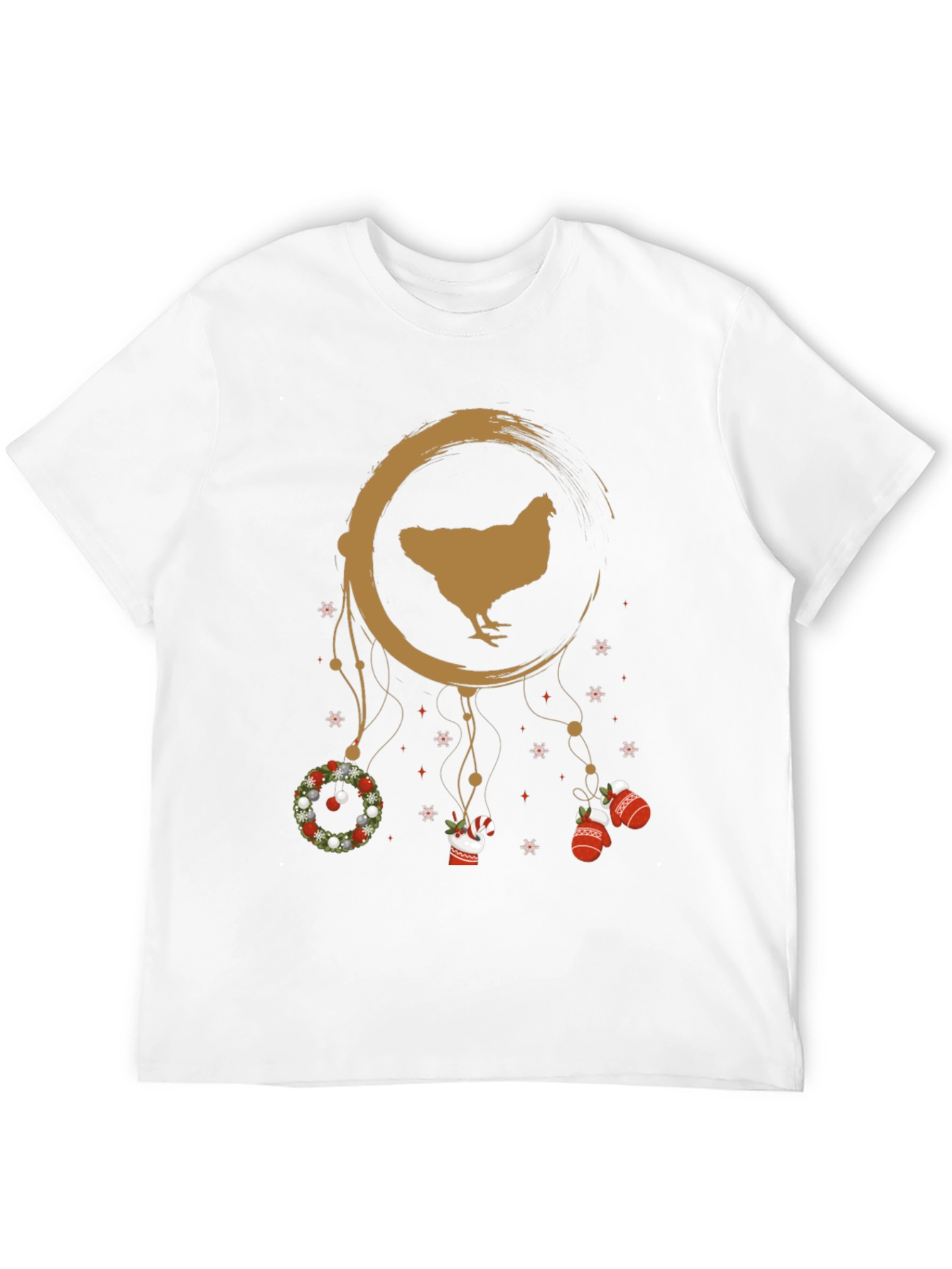 Christmas Chicken Dreamcatcher Graphic Tee