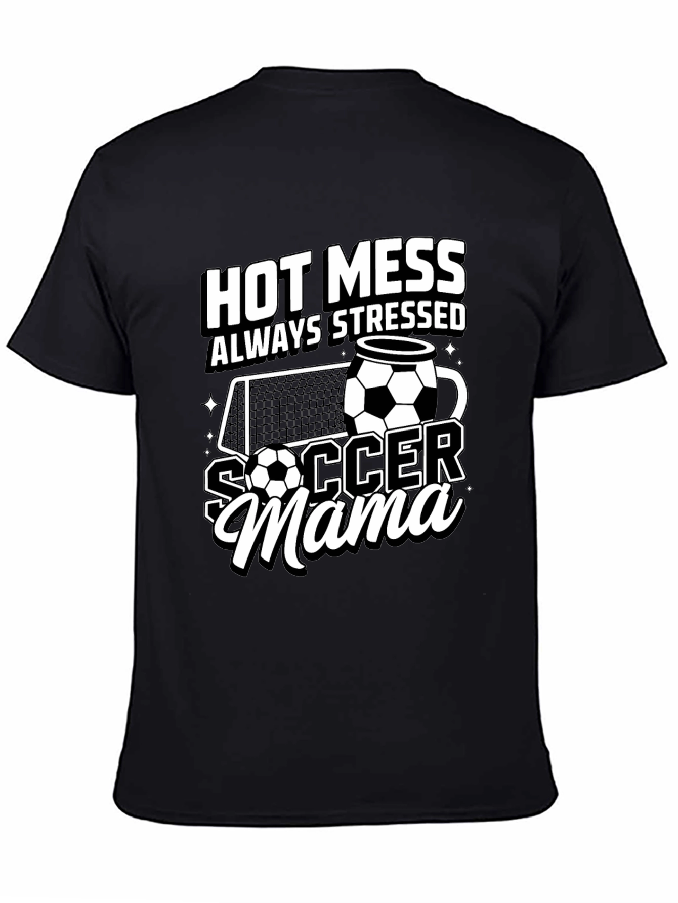Hot Mess Soccer Mama T-Shirt