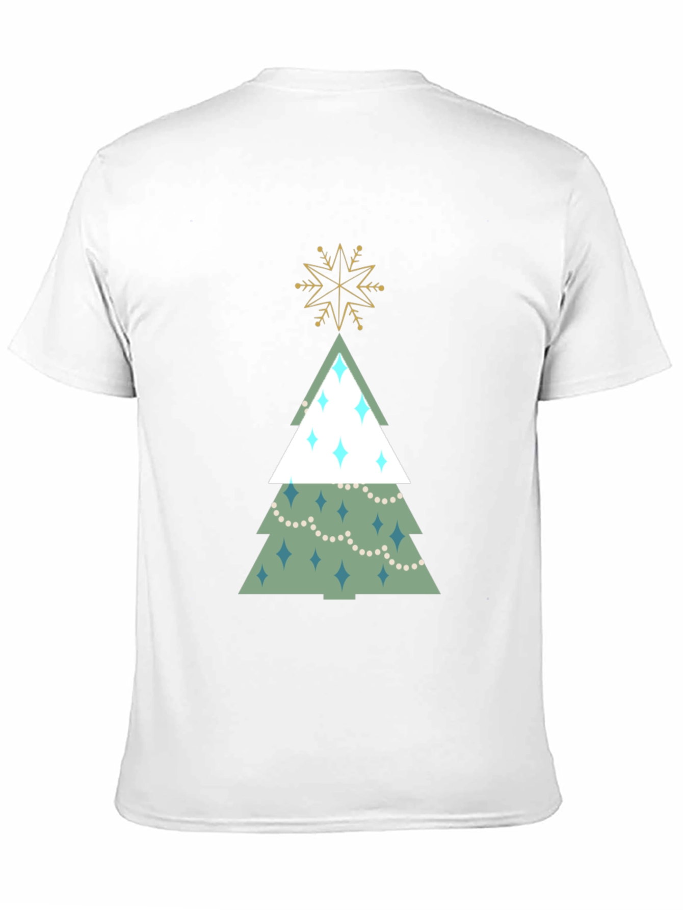 Festive Christmas Tree Graphic Tee - Holiday Style