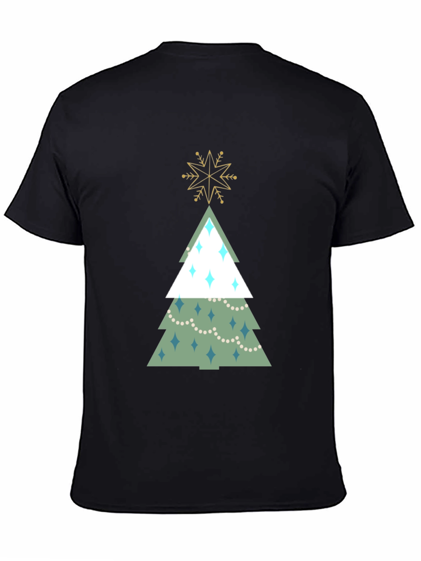 Festive Christmas Tree Graphic Tee - Holiday Style