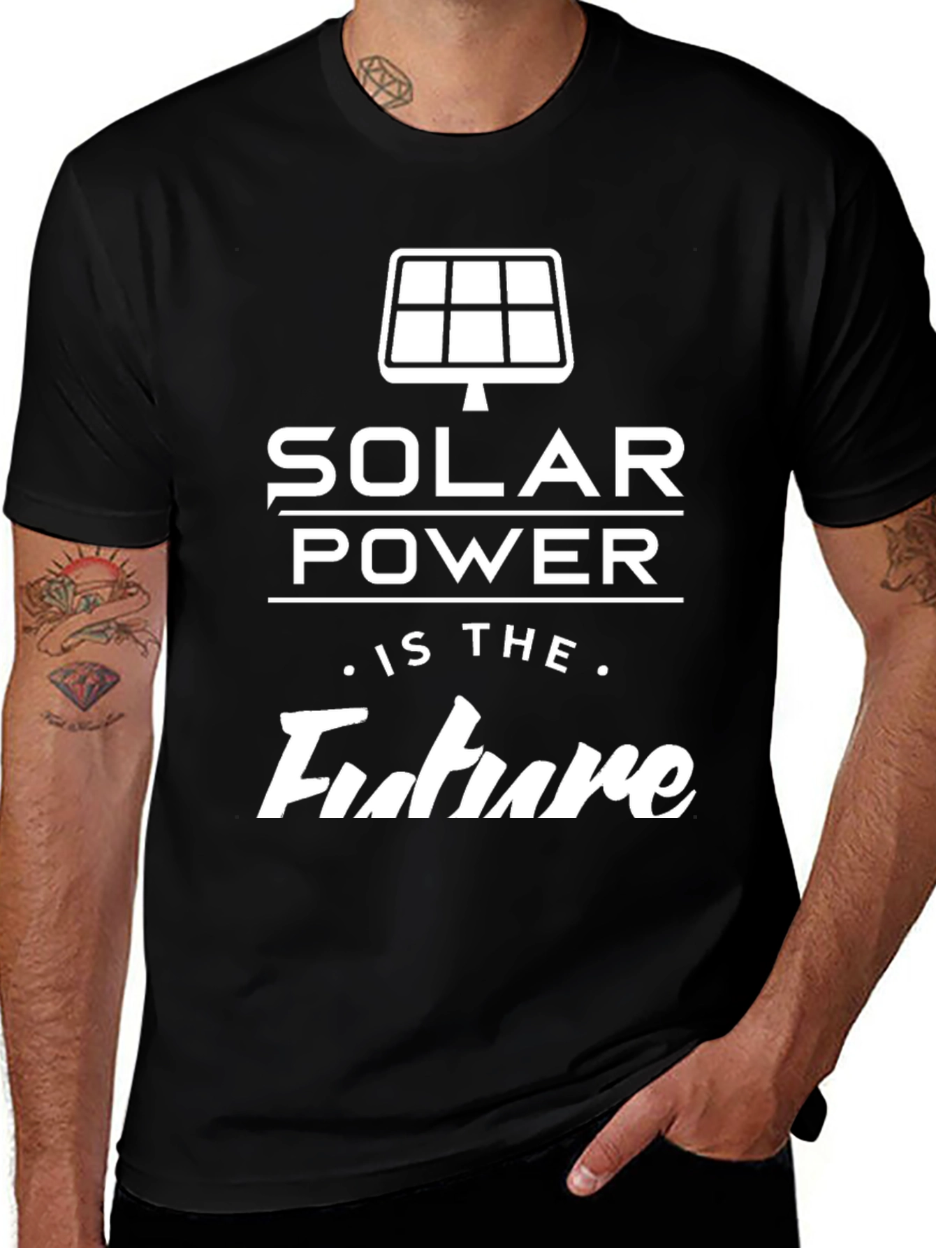 Solar Power Future T-Shirt - Eco-Friendly Design