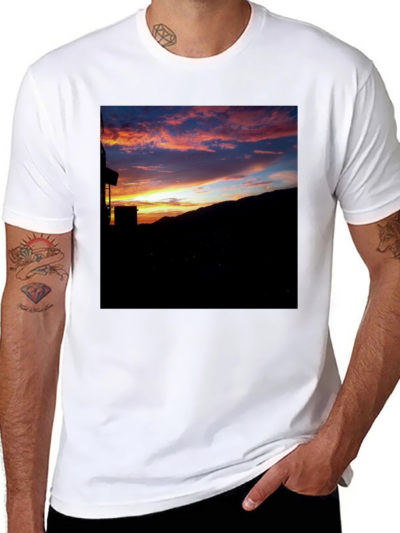 Sunset Sky Graphic T-Shirt