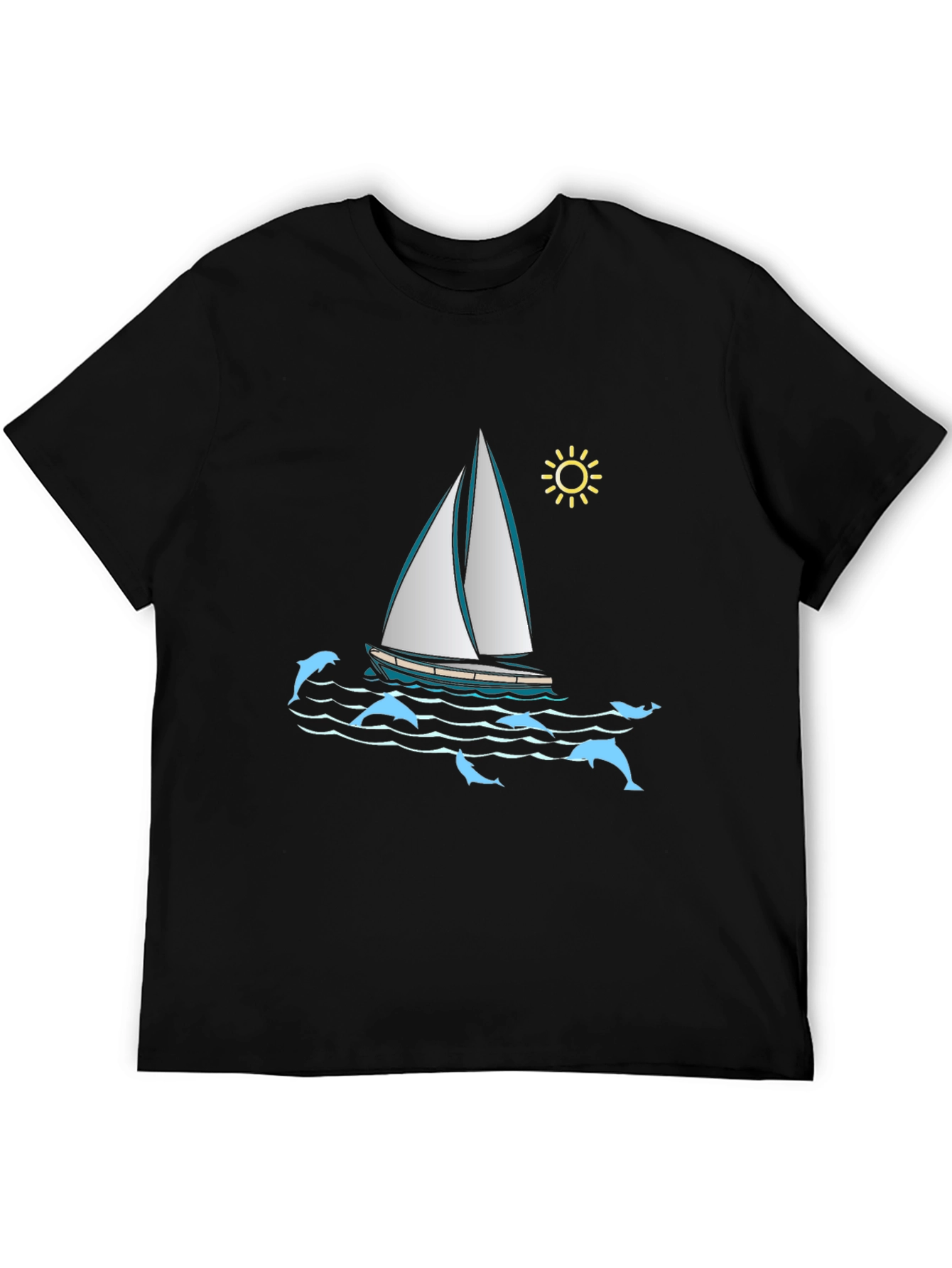 Sailing Adventure T-Shirt - Black