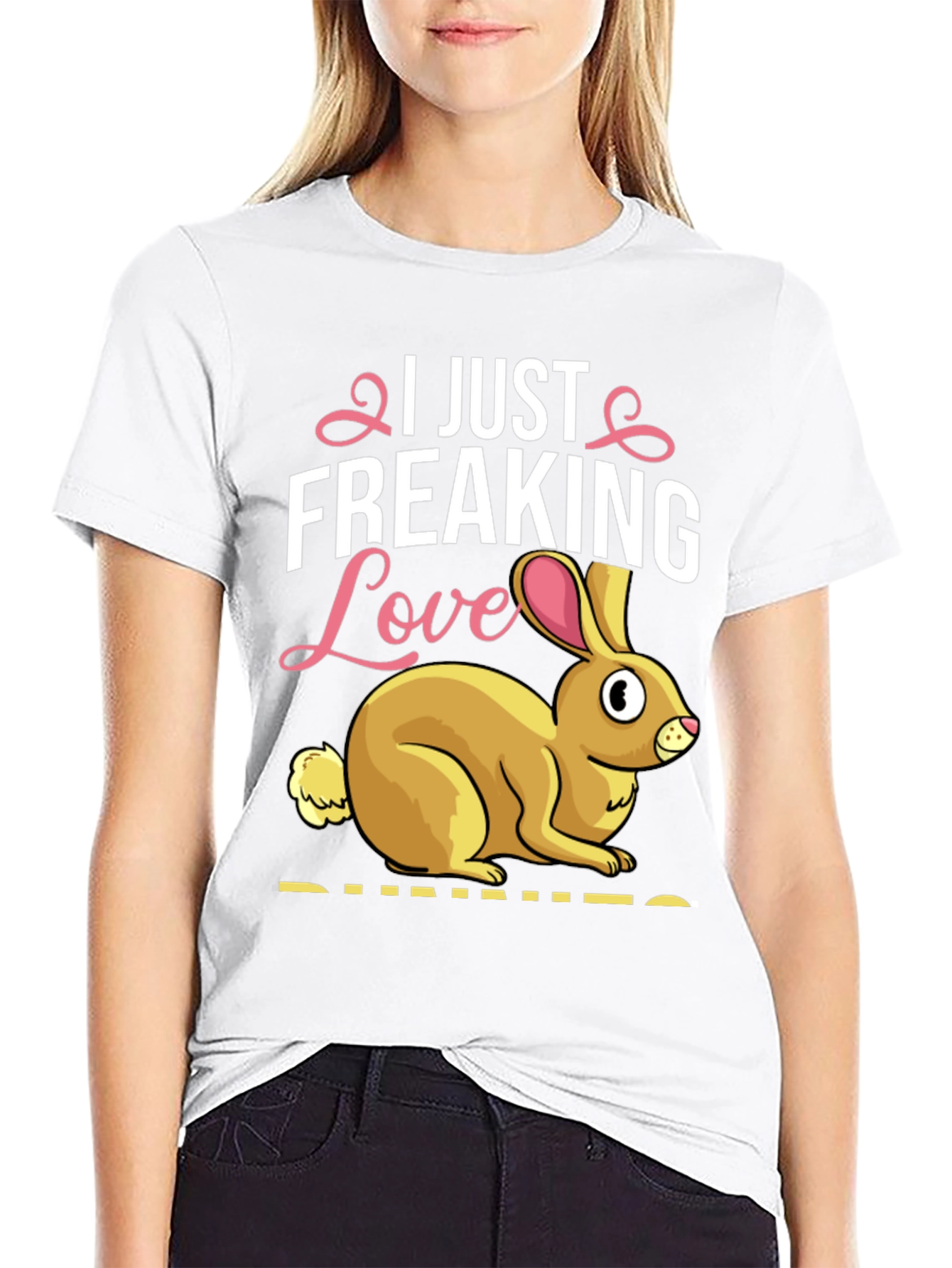 I Just Freaking Love Bunnies T-Shirt Easter Apparel