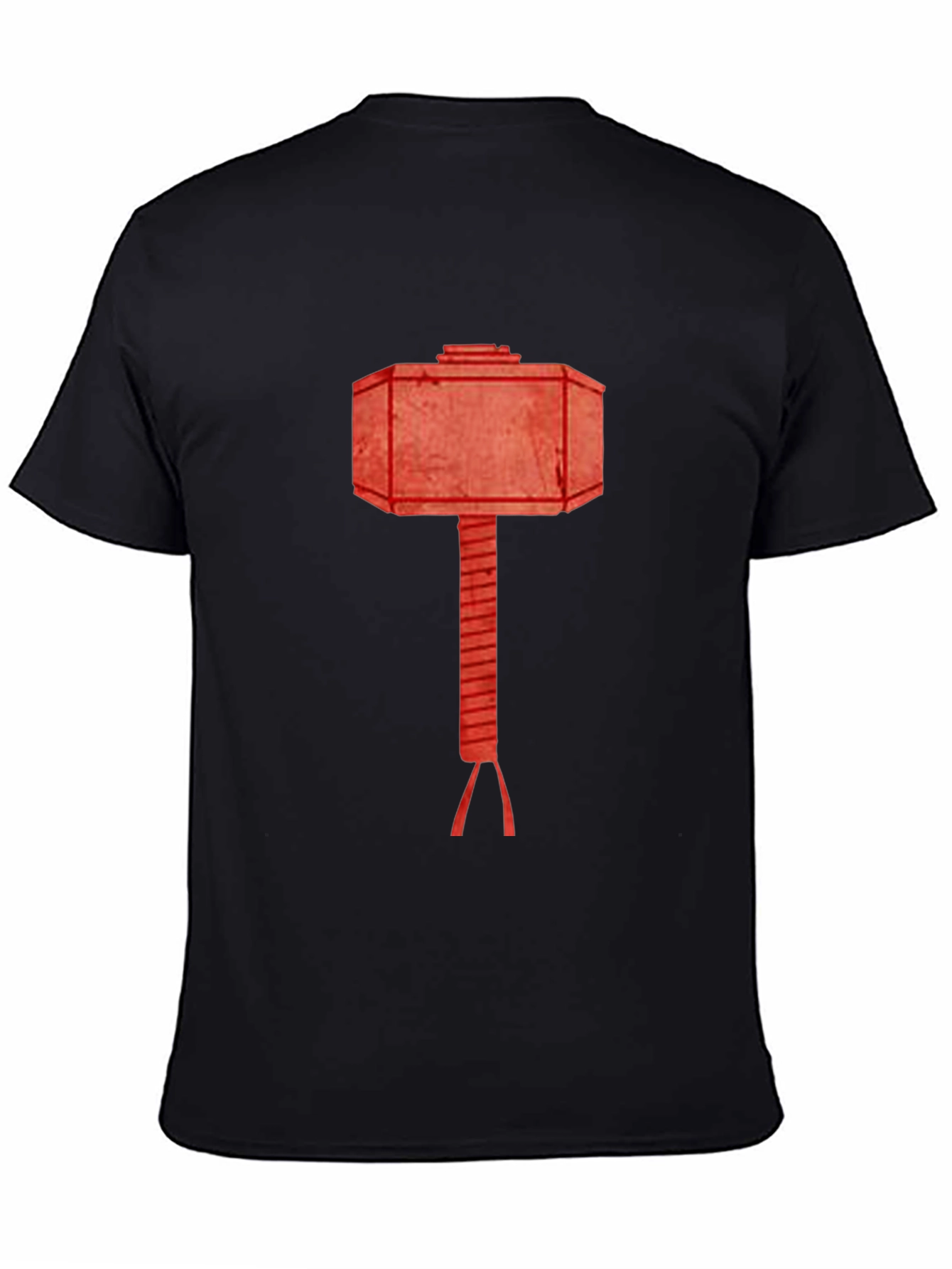 Hammer Graphic Tee - Black Cotton T-Shirt