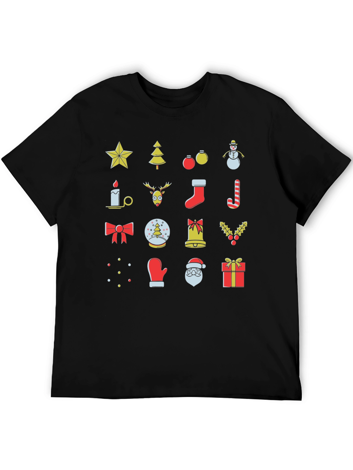 Festive Christmas Icon T-Shirt - Holiday Cheer