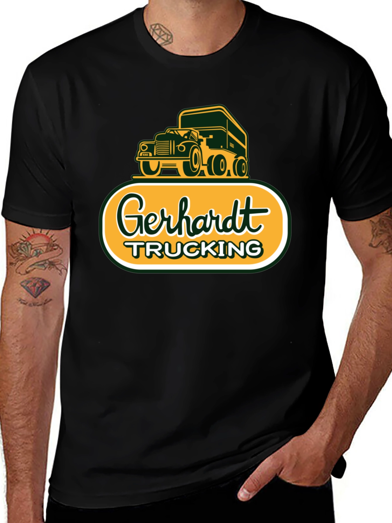 Gerhardt Trucking Black T-Shirt