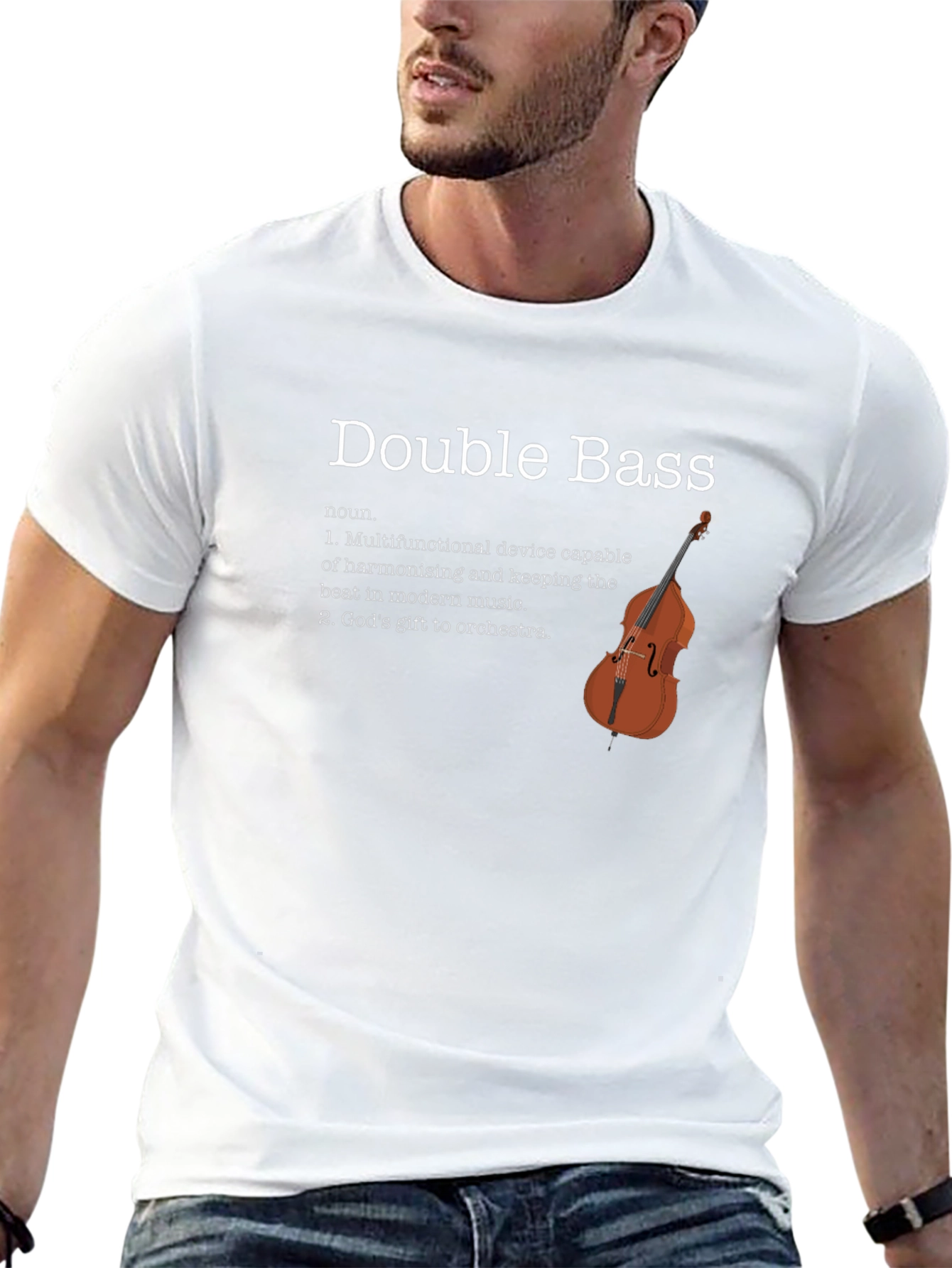 Double Bass Definition T-Shirt - Musician Gift