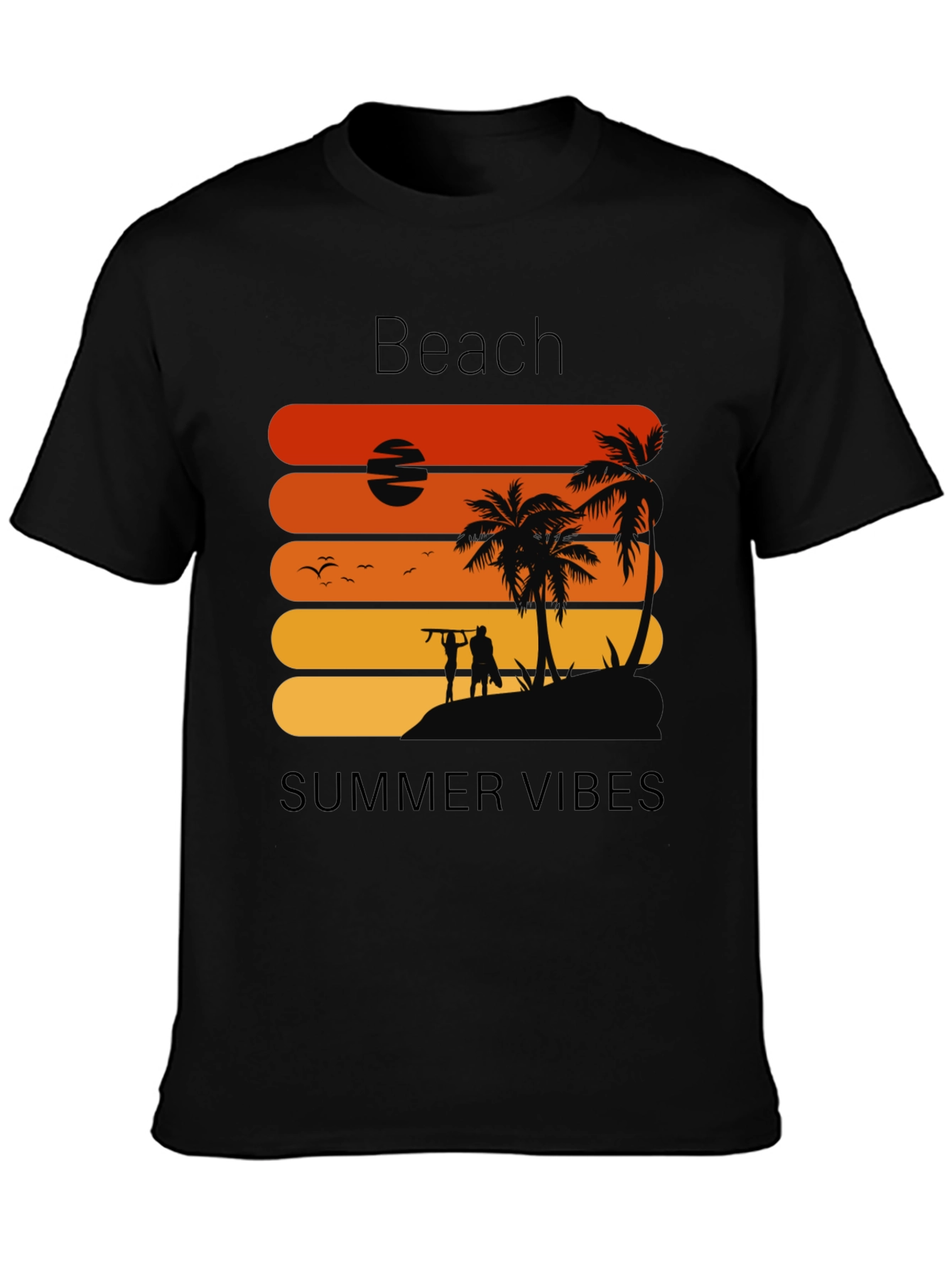 Beach Summer Vibes Graphic Tee